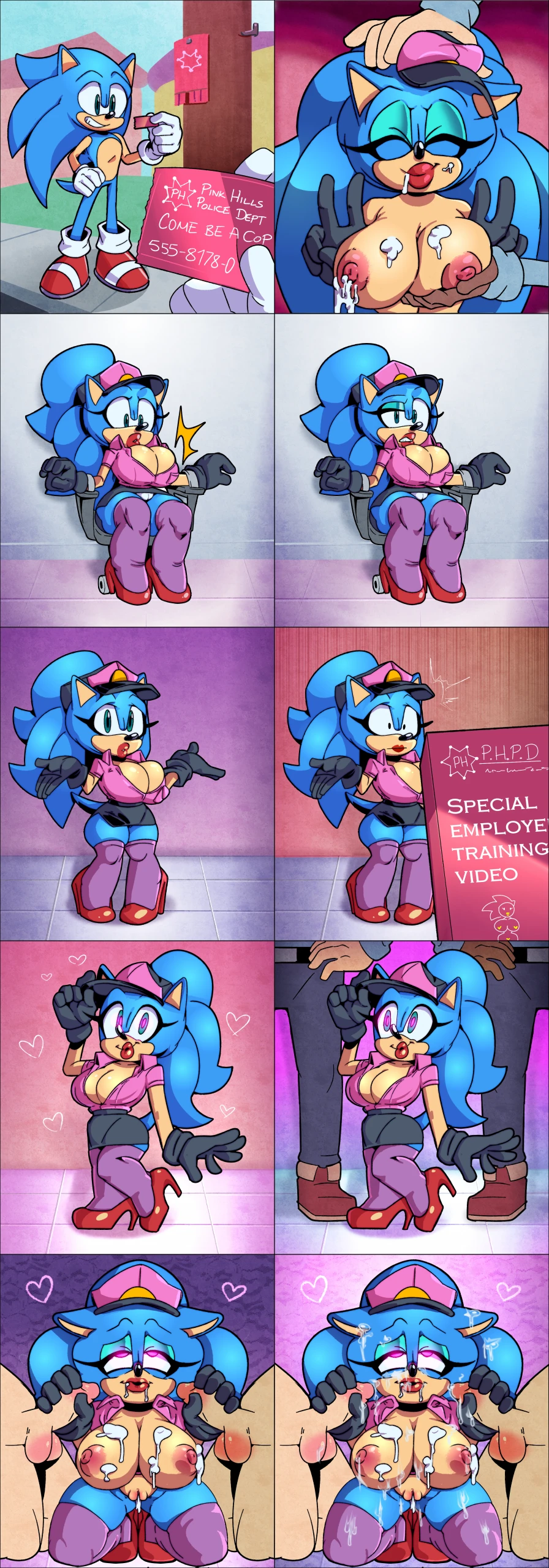 Sonic The Whore Cop porn comic picture 21