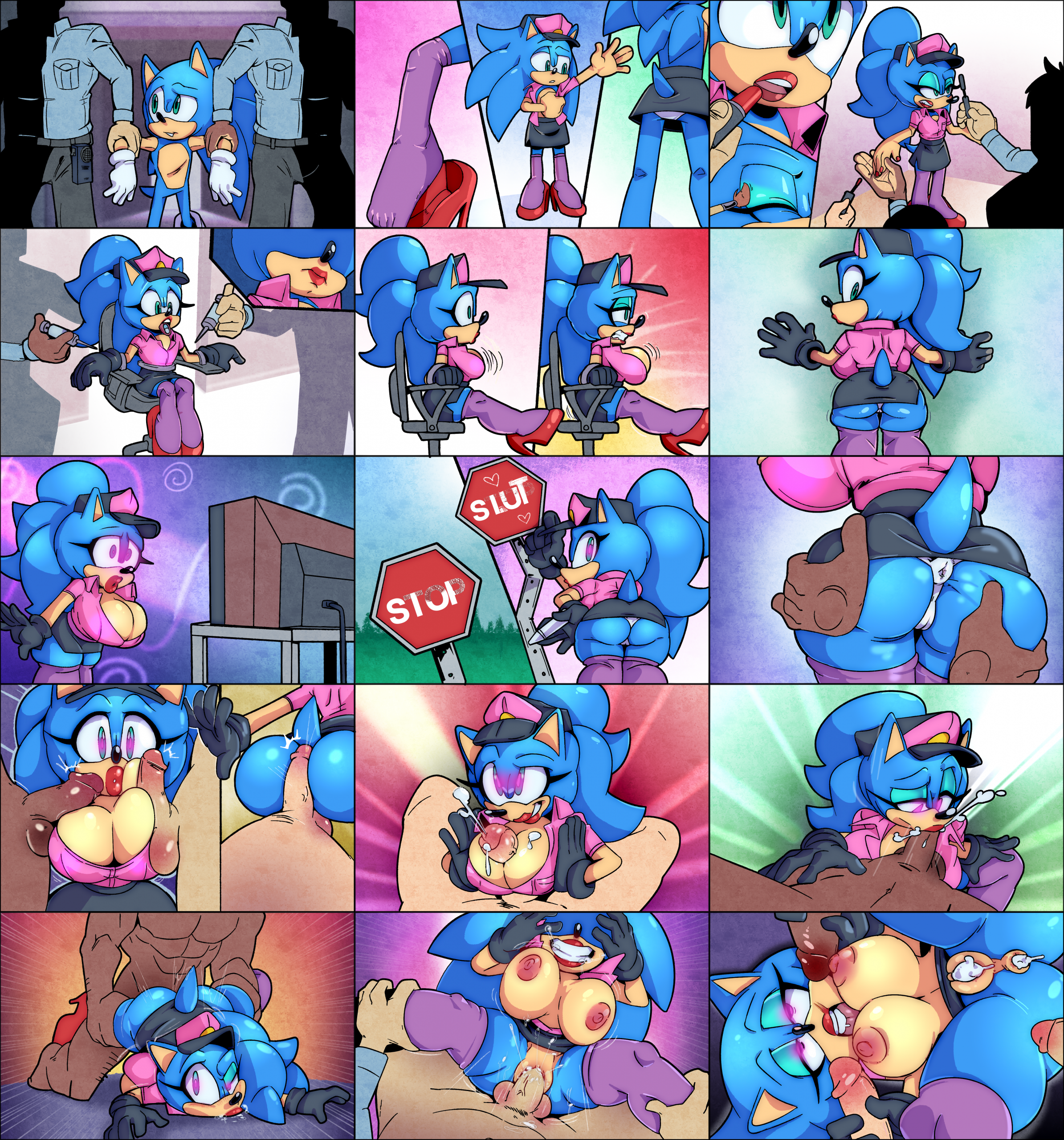 Sonic The Whore Cop porn comic picture 22