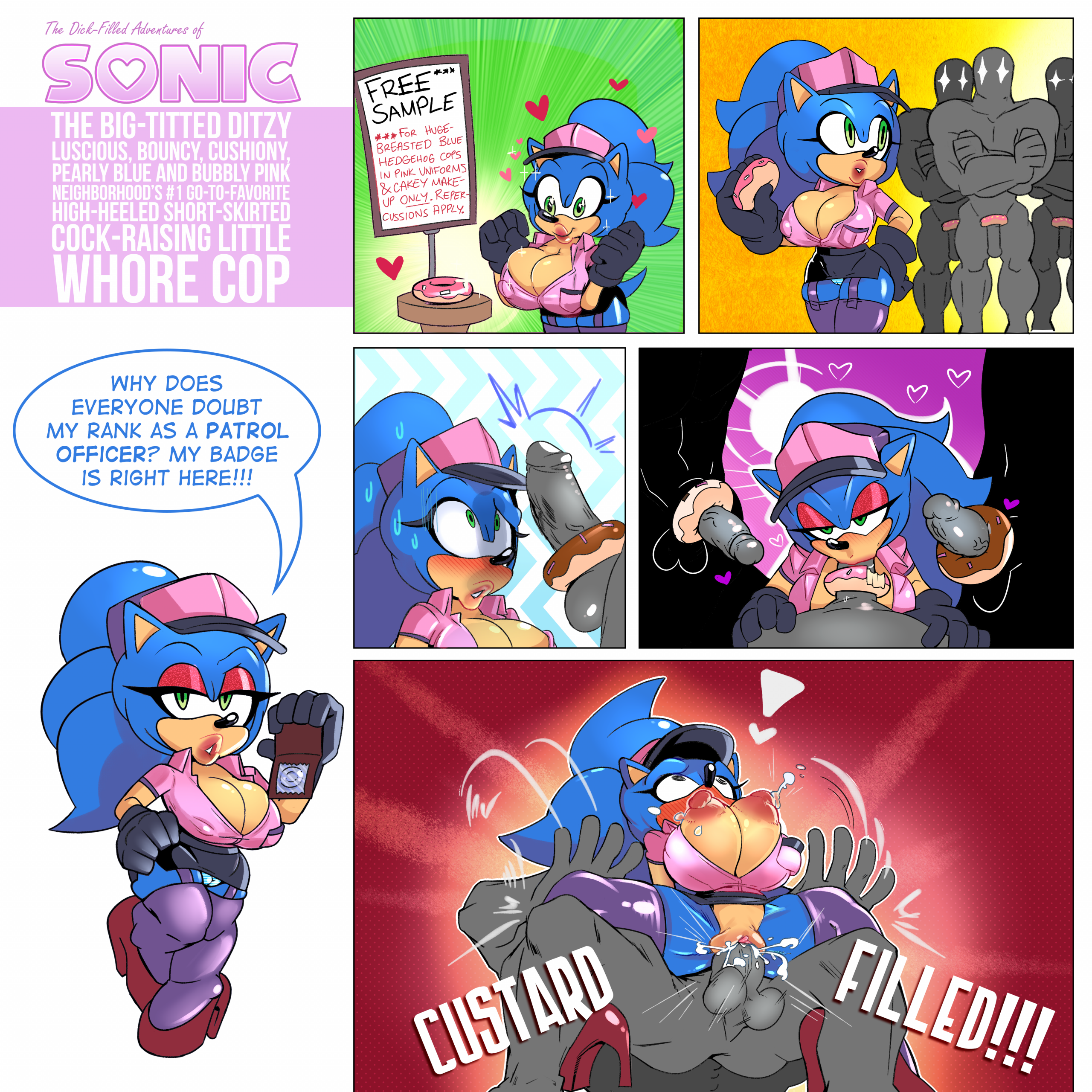 Sonic The Whore Cop porn comic picture 3