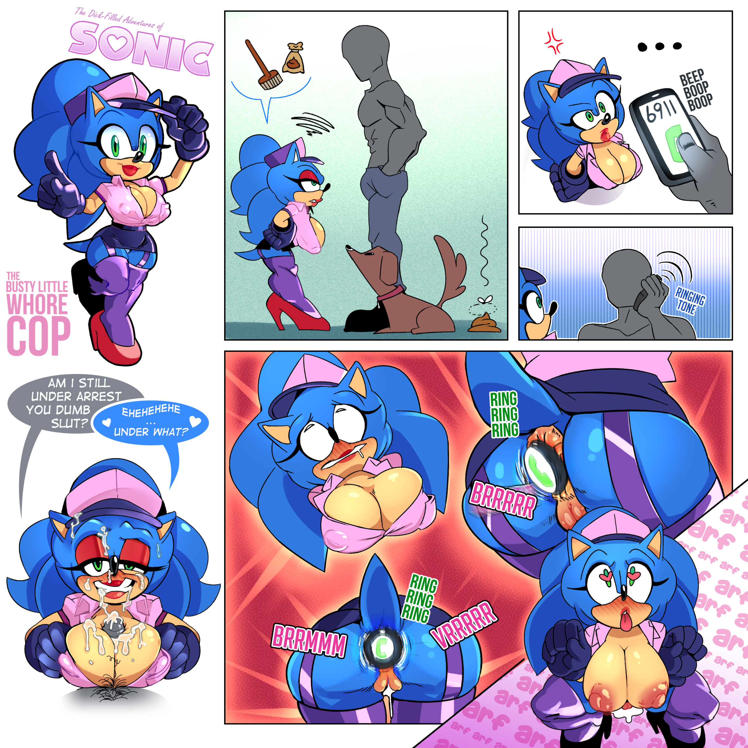 Sonic The Whore Cop porn comic picture 4