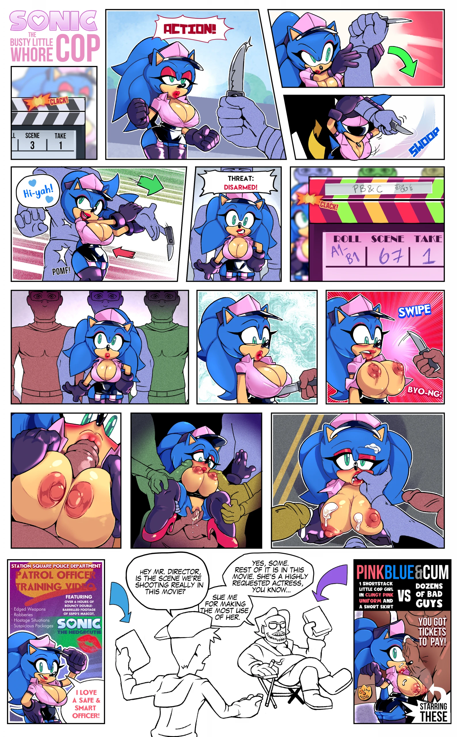 Sonic The Whore Cop porn comic picture 7