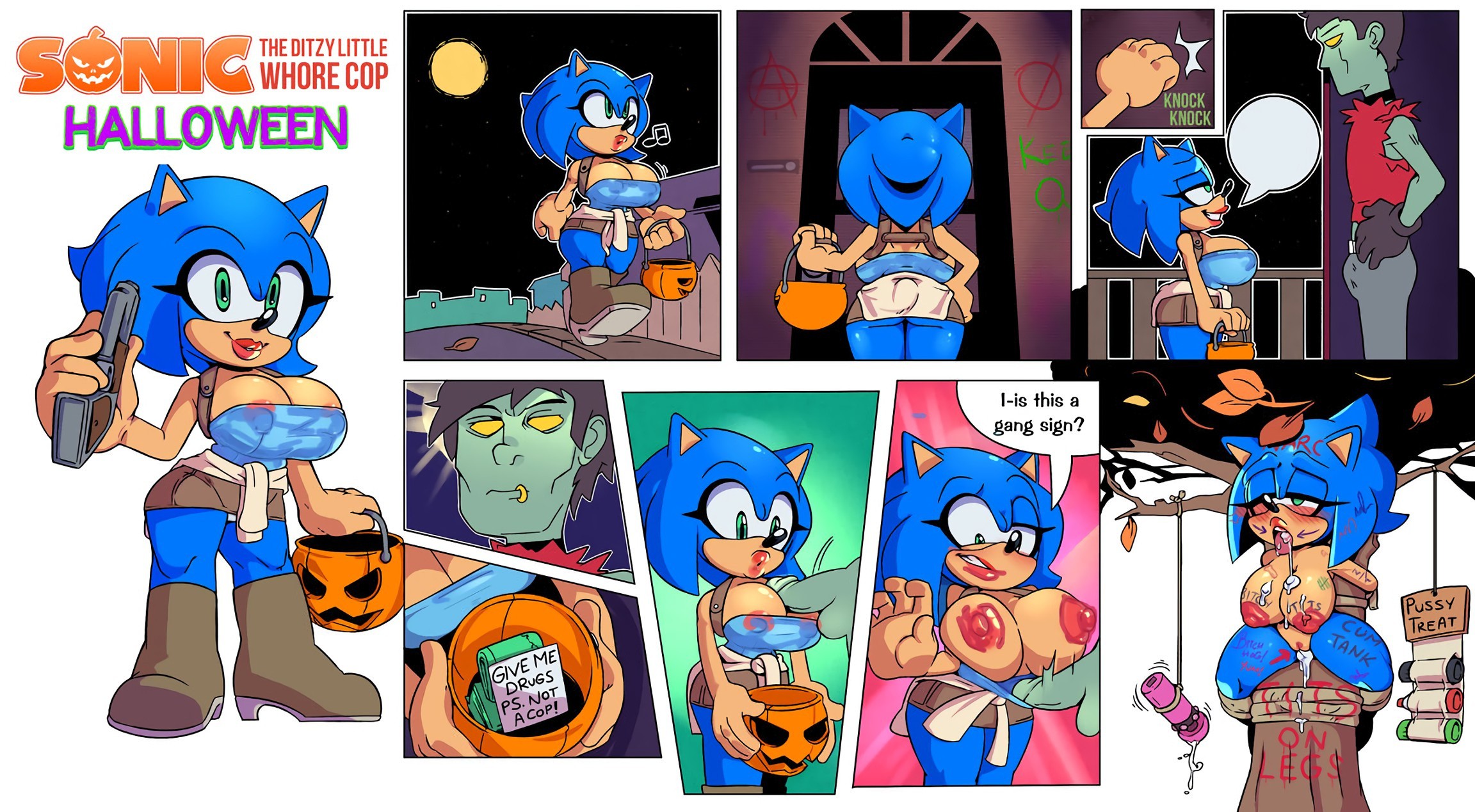 Sonic The Whore Cop porn comic picture 8