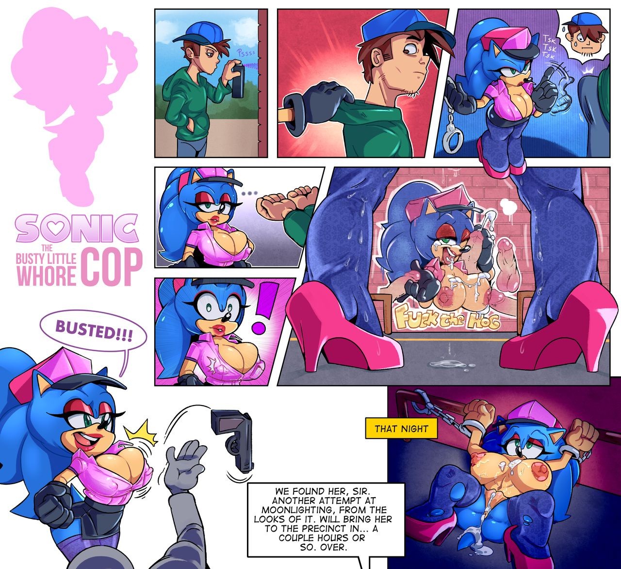 Sonic The Whore Cop porn comic picture 9