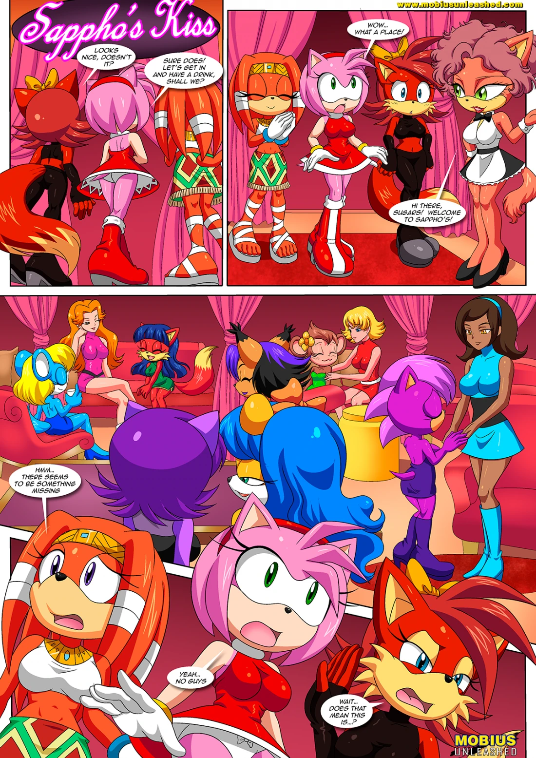 Sonically Sapphic Story porn comic picture 3