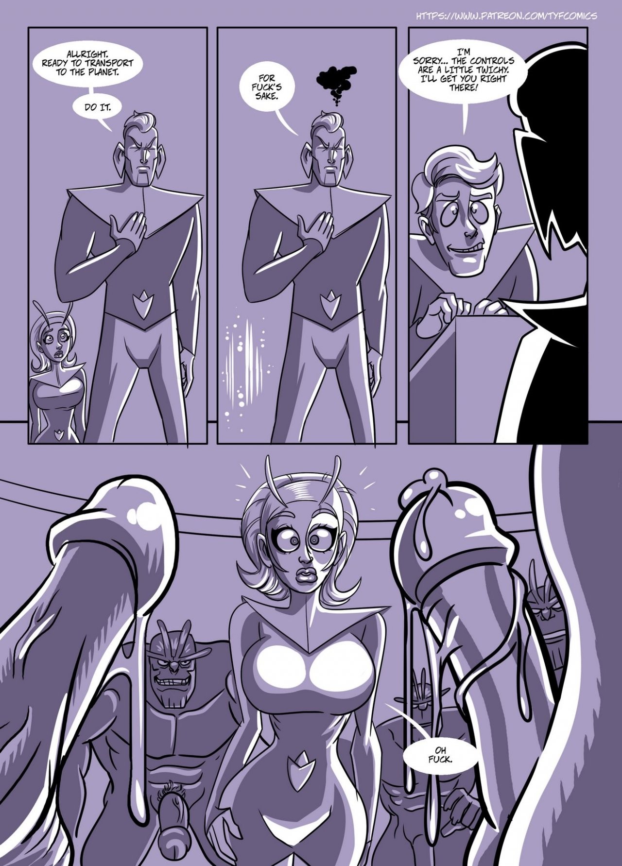 Space Trexxie porn comic picture 10