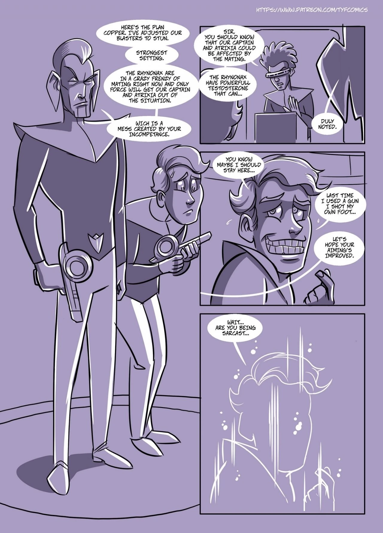 Space Trexxie porn comic picture 12