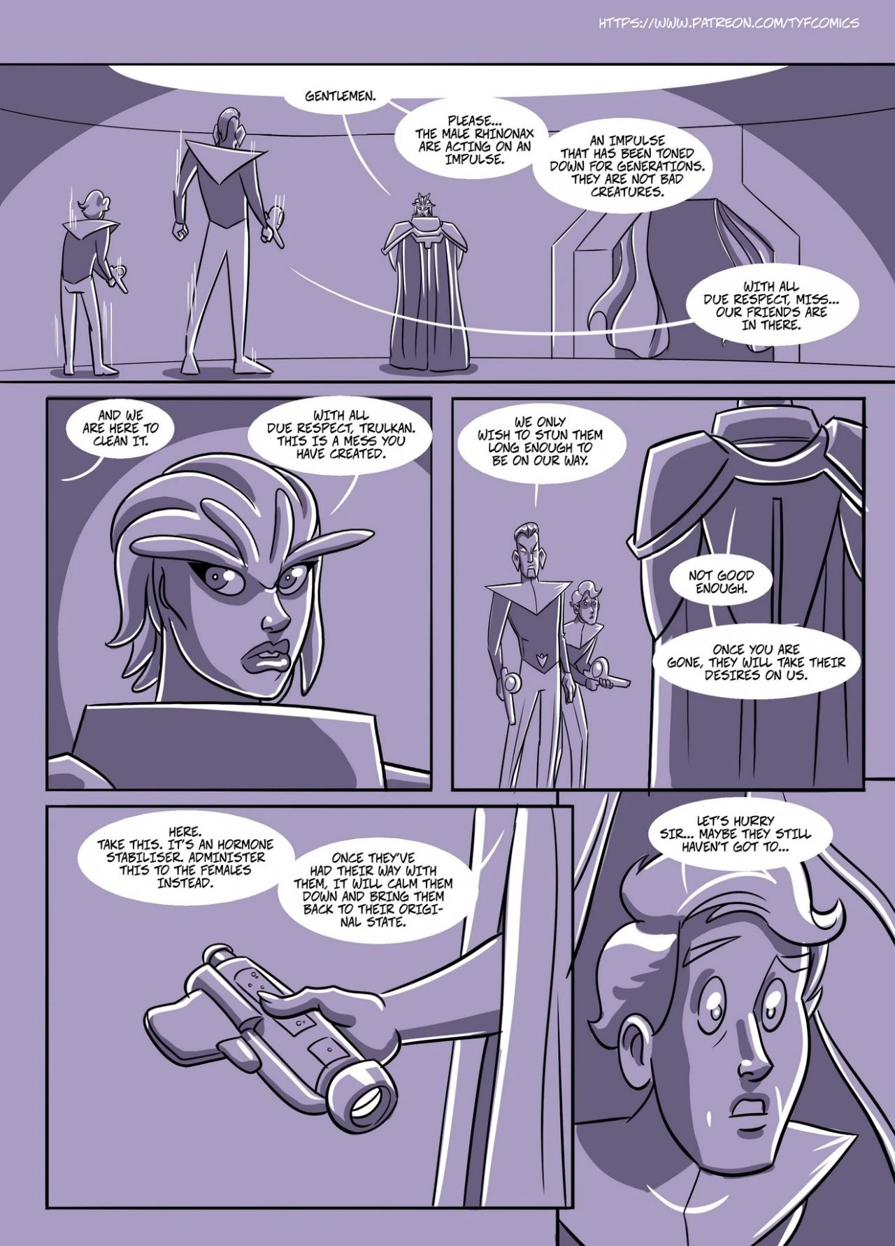 Space Trexxie porn comic picture 13