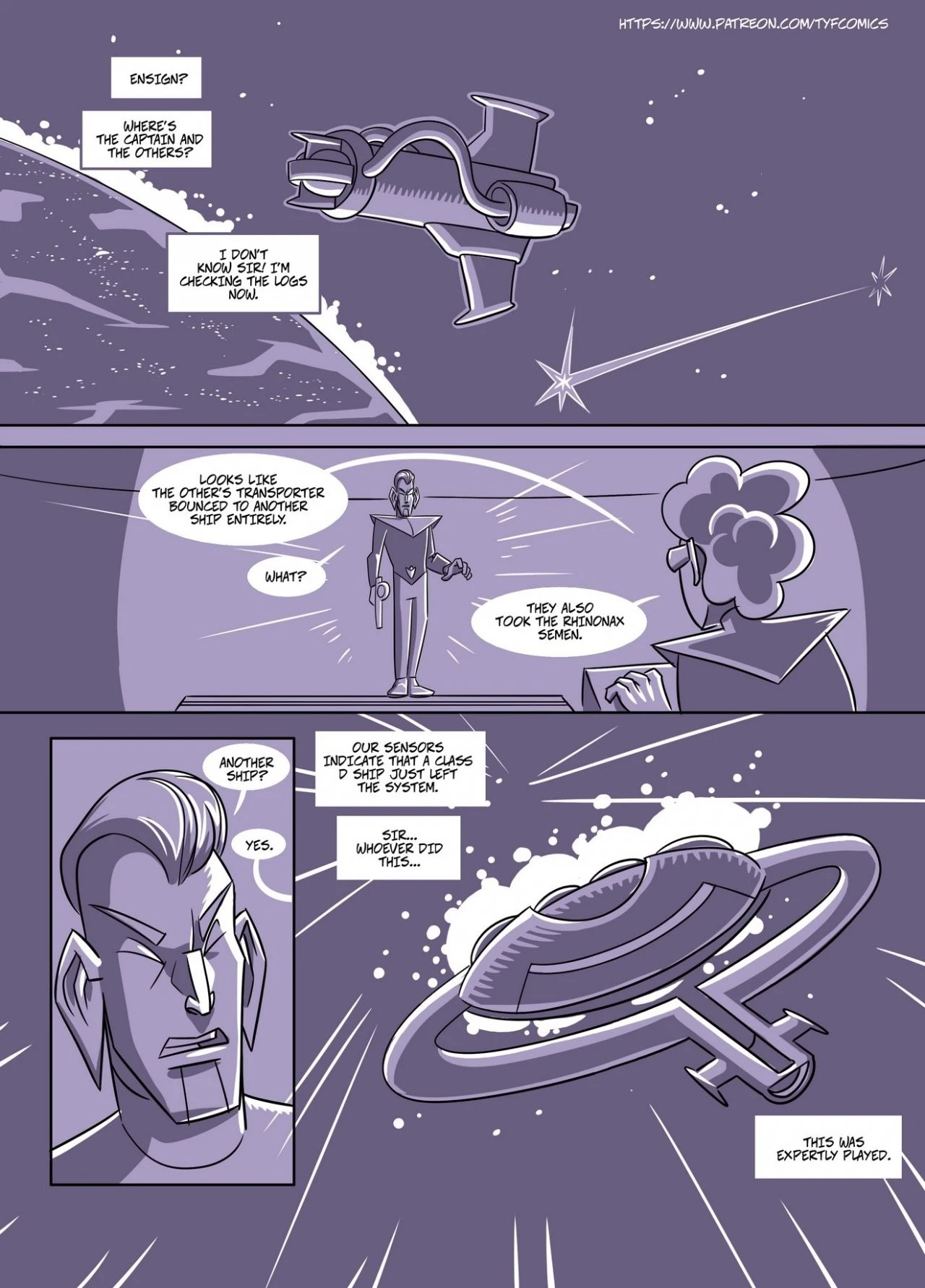 Space Trexxie porn comic picture 18