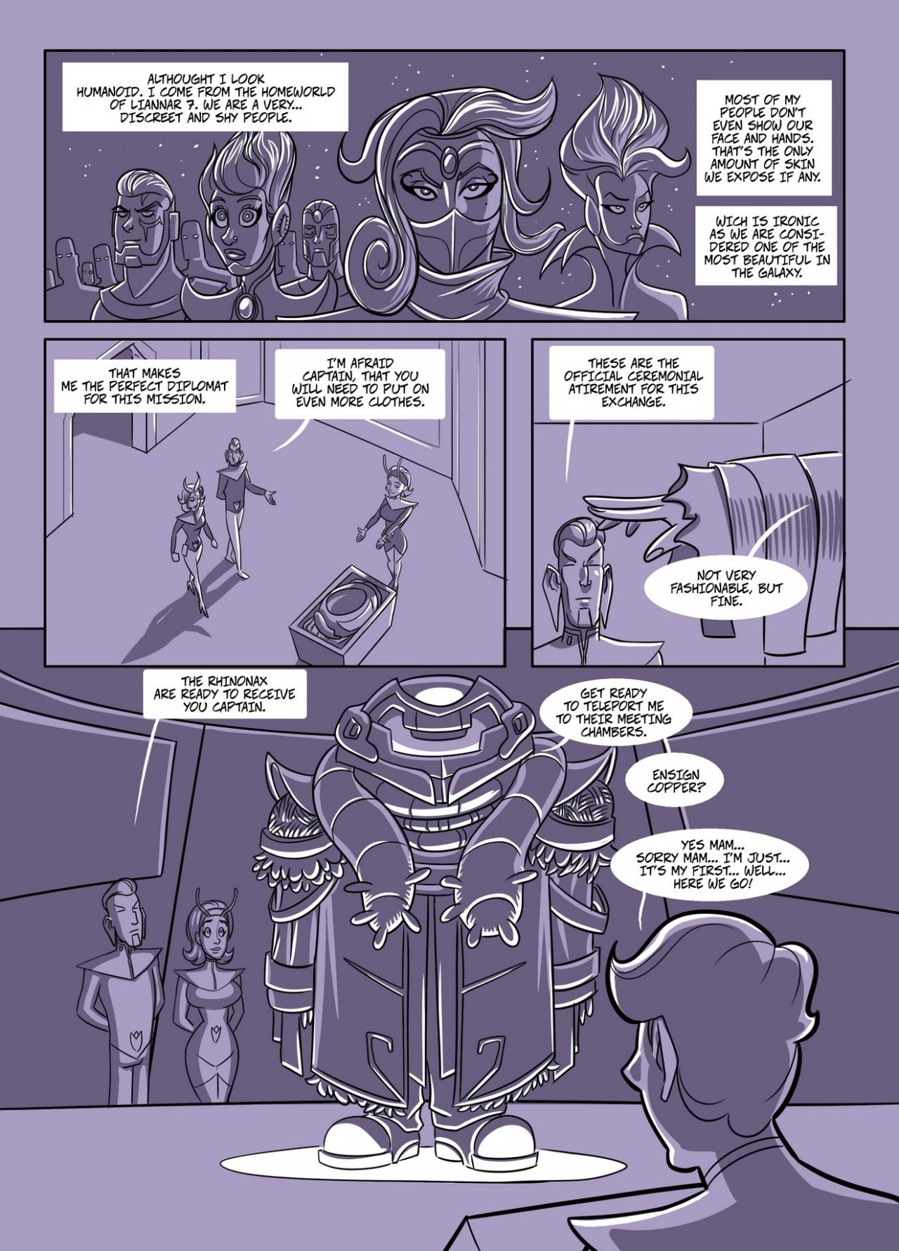 Space Trexxie porn comic picture 4