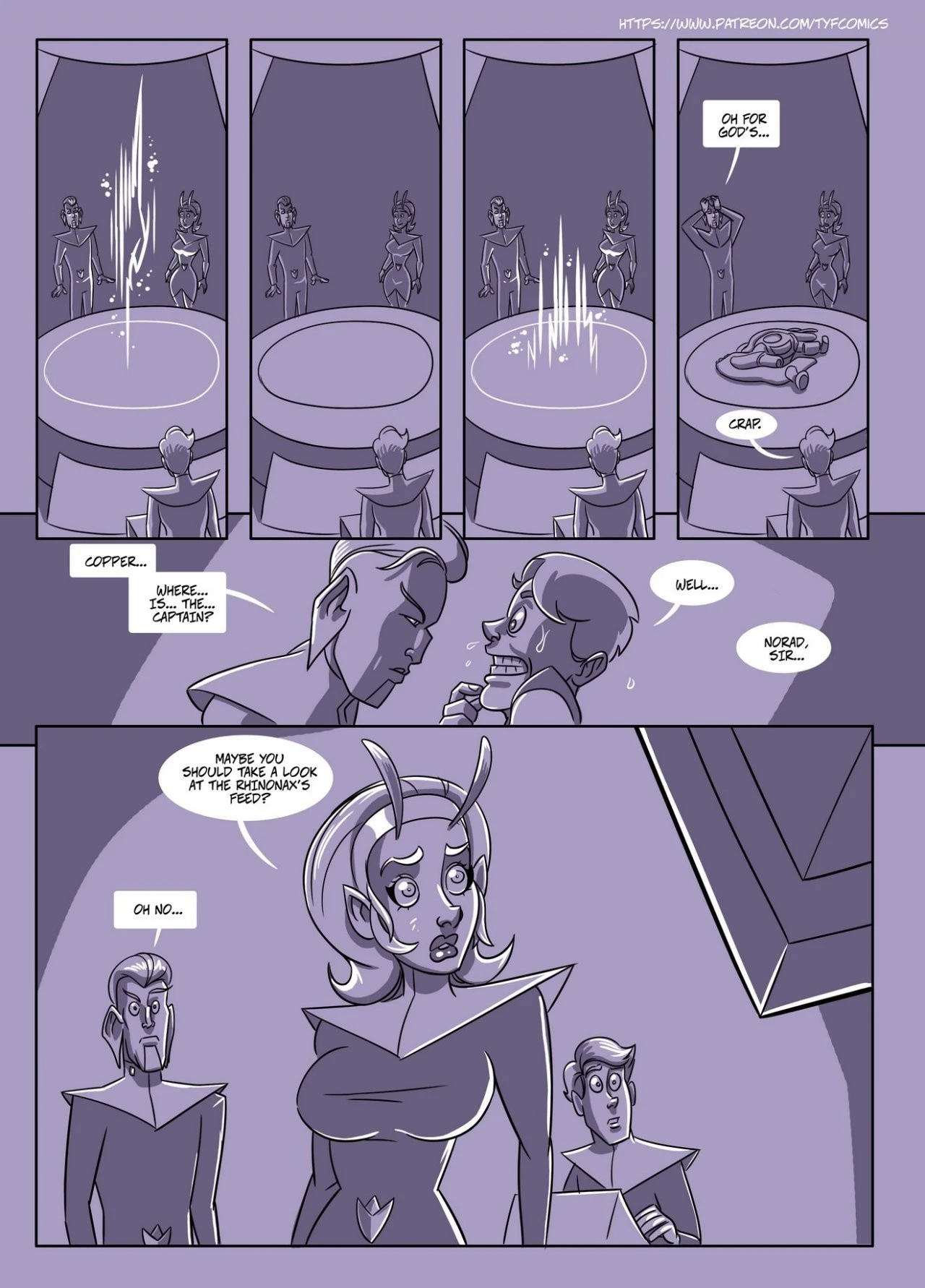 Space Trexxie porn comic picture 7