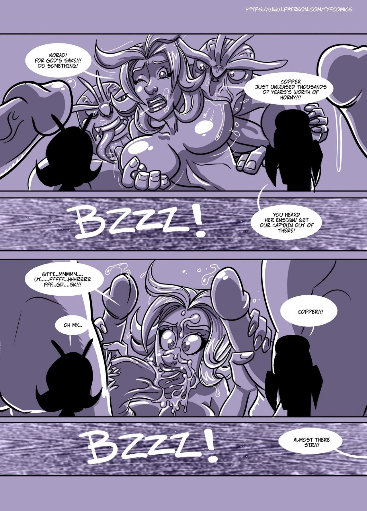 Space Trexxie porn comic picture 8