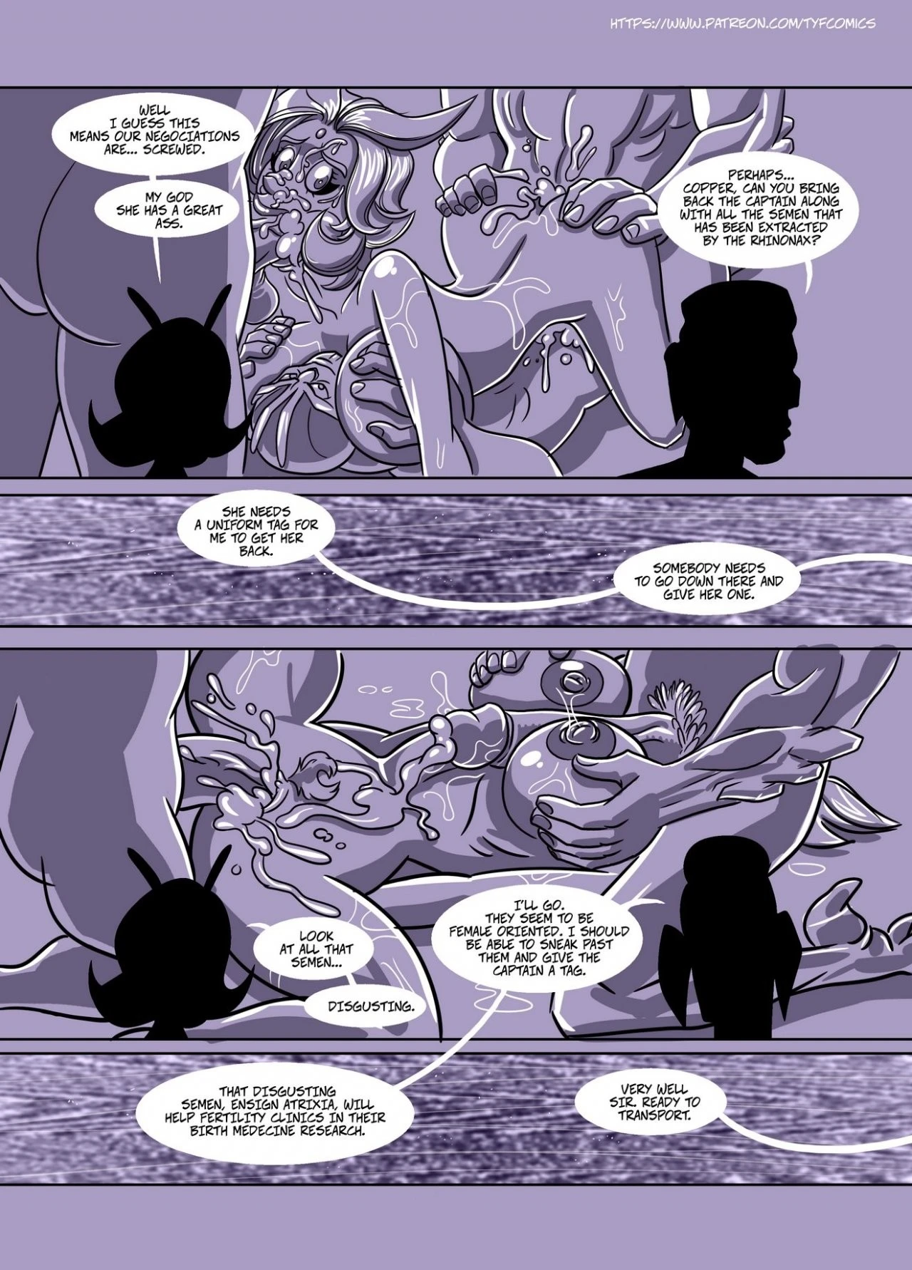 Space Trexxie porn comic picture 9