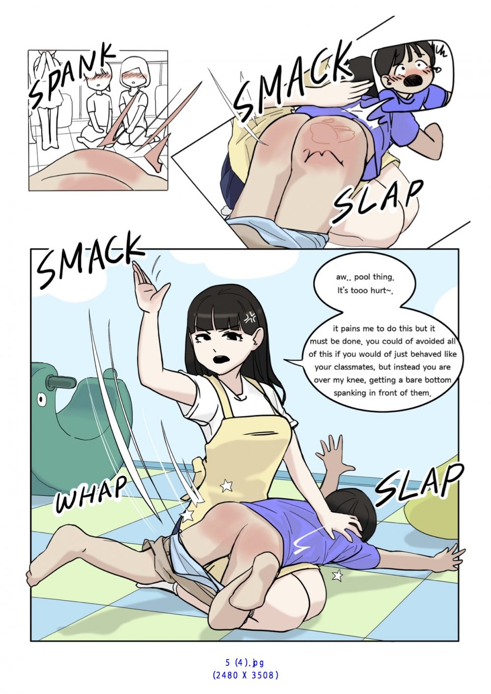 Spanking - Oshiritataki porn comic picture 11