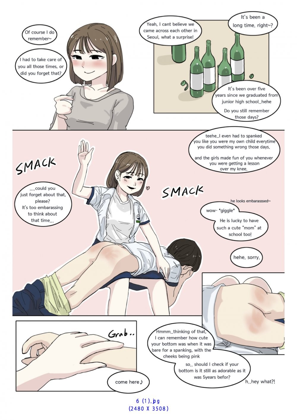 Spanking - Oshiritataki porn comic picture 16