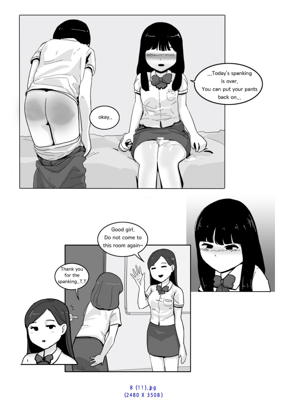 Spanking - Oshiritataki porn comic picture 29