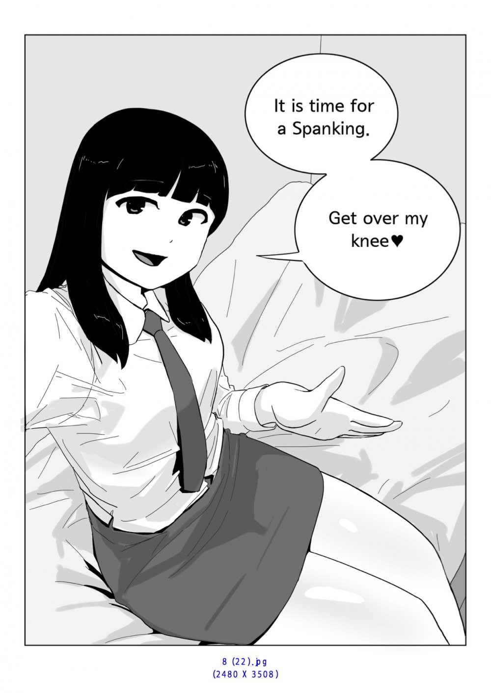Spanking - Oshiritataki porn comic picture 40