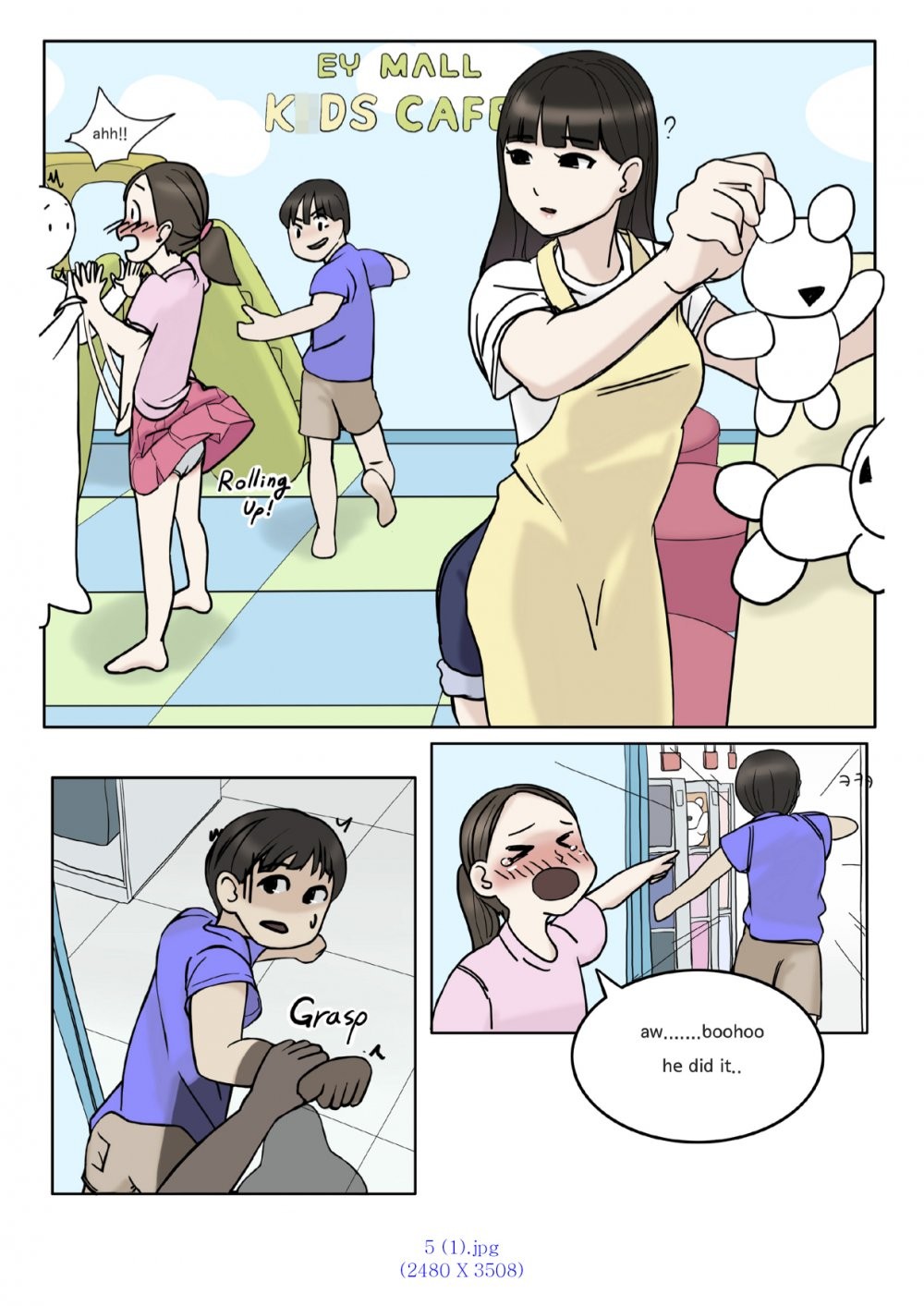 Spanking - Oshiritataki porn comic picture 8