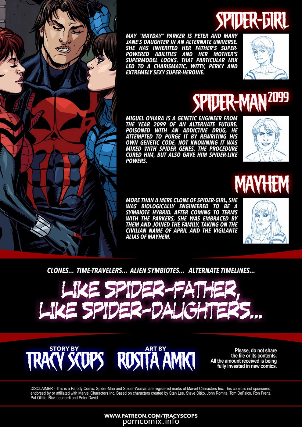 Spider-Girl Spider-Man 2099 porn comic picture 2
