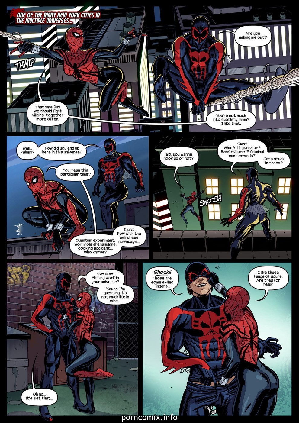 Spider-Girl Spider-Man 2099 porn comic picture 3