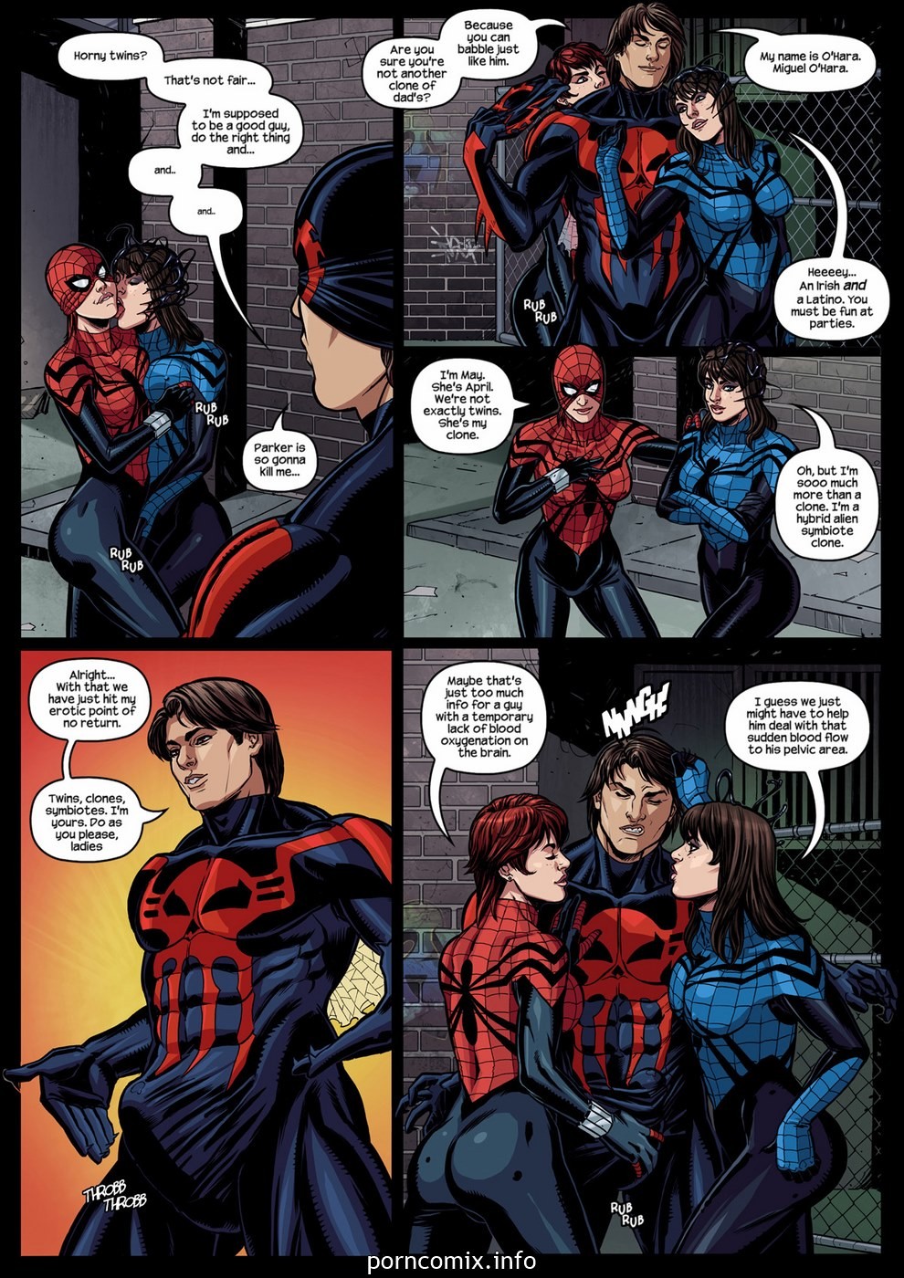 Spider-Girl Spider-Man 2099 porn comic picture 6