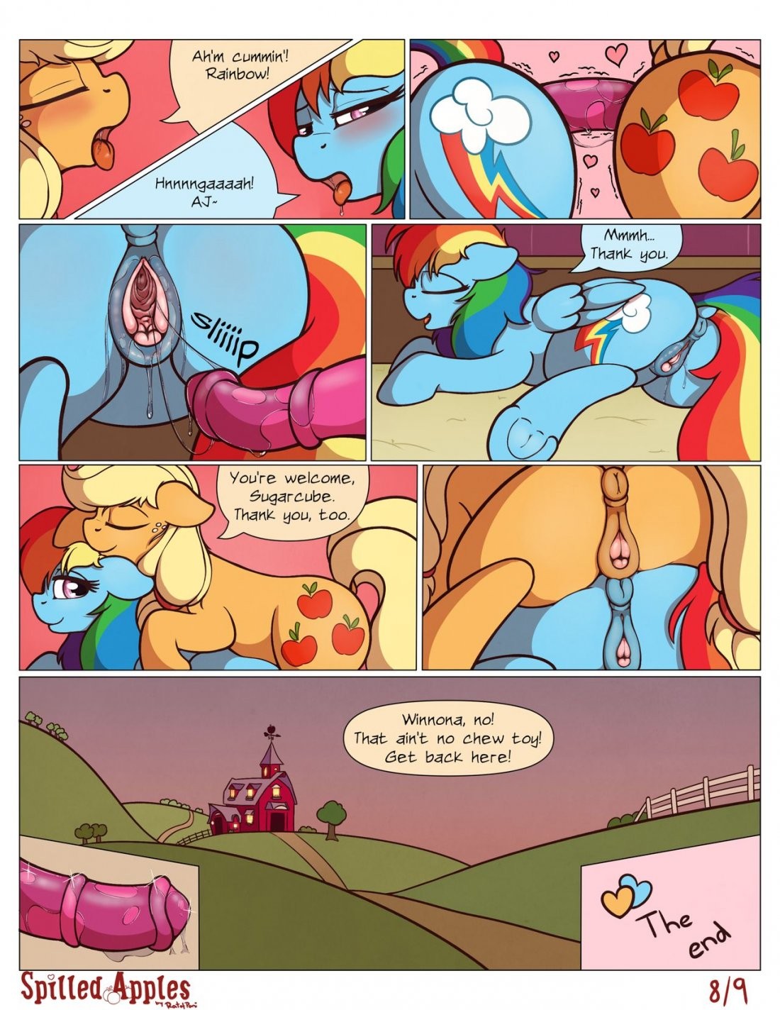 Spilled Apples porn comic picture 8