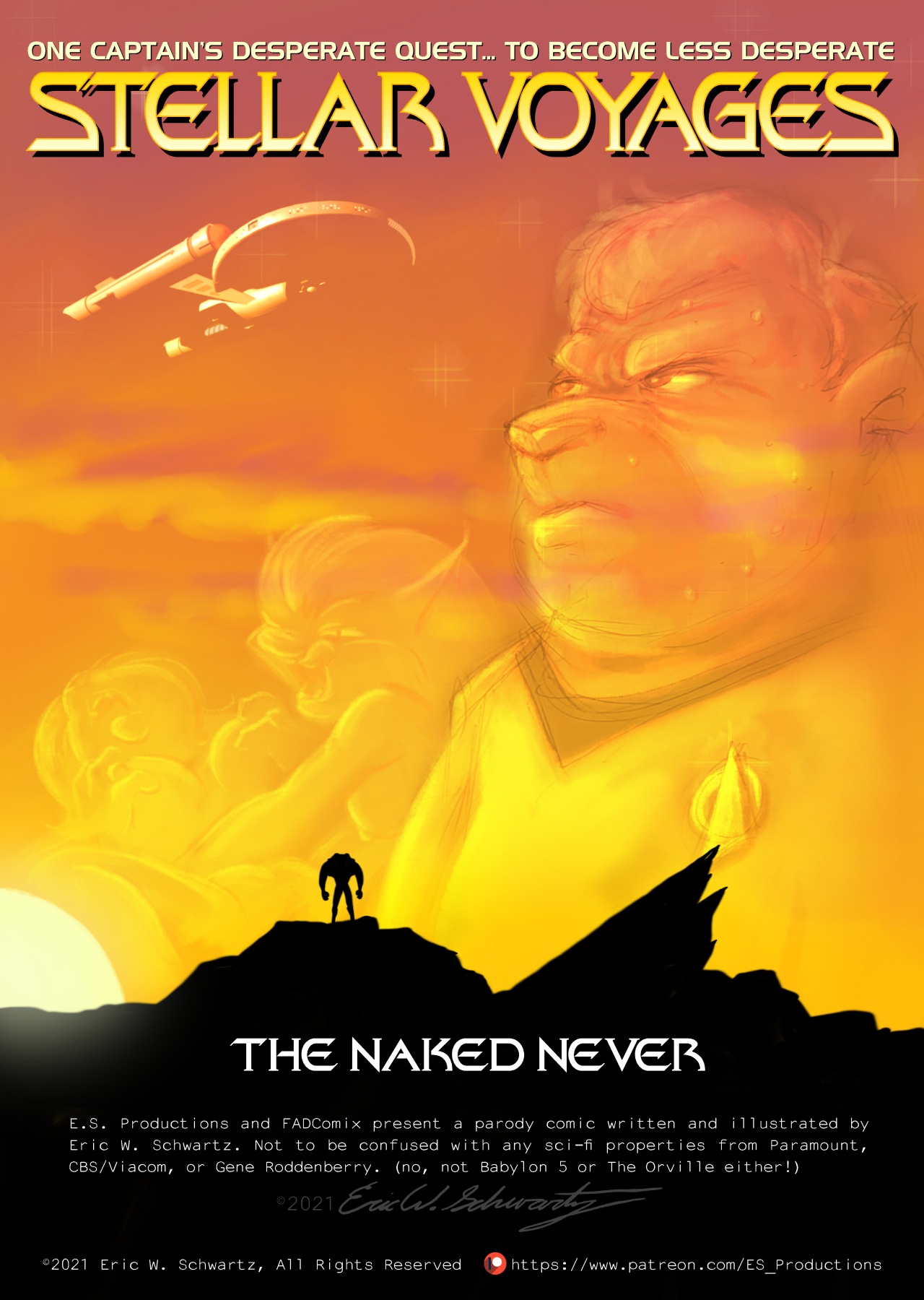 Stellar Voyages: The naked never porn comic picture 1