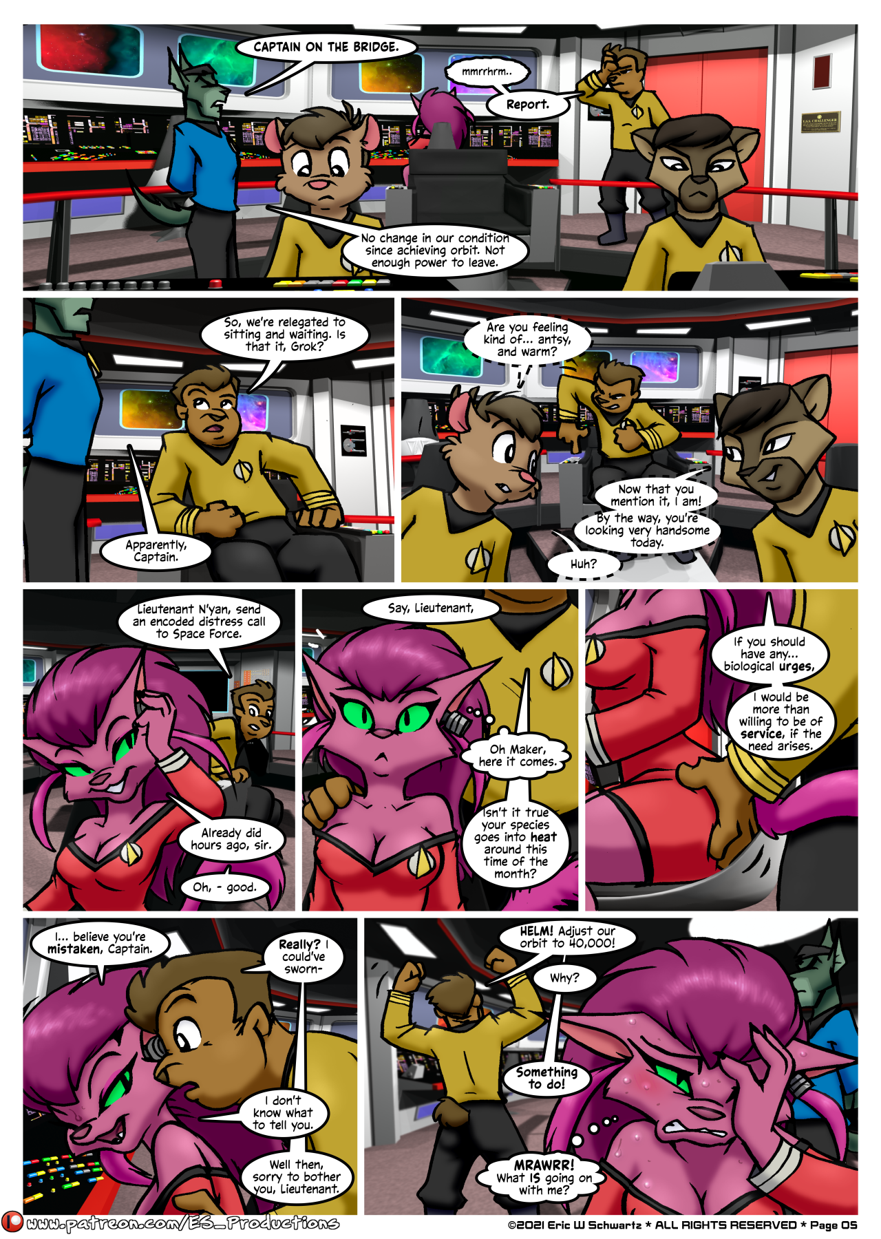 Stellar Voyages: The naked never porn comic picture 6