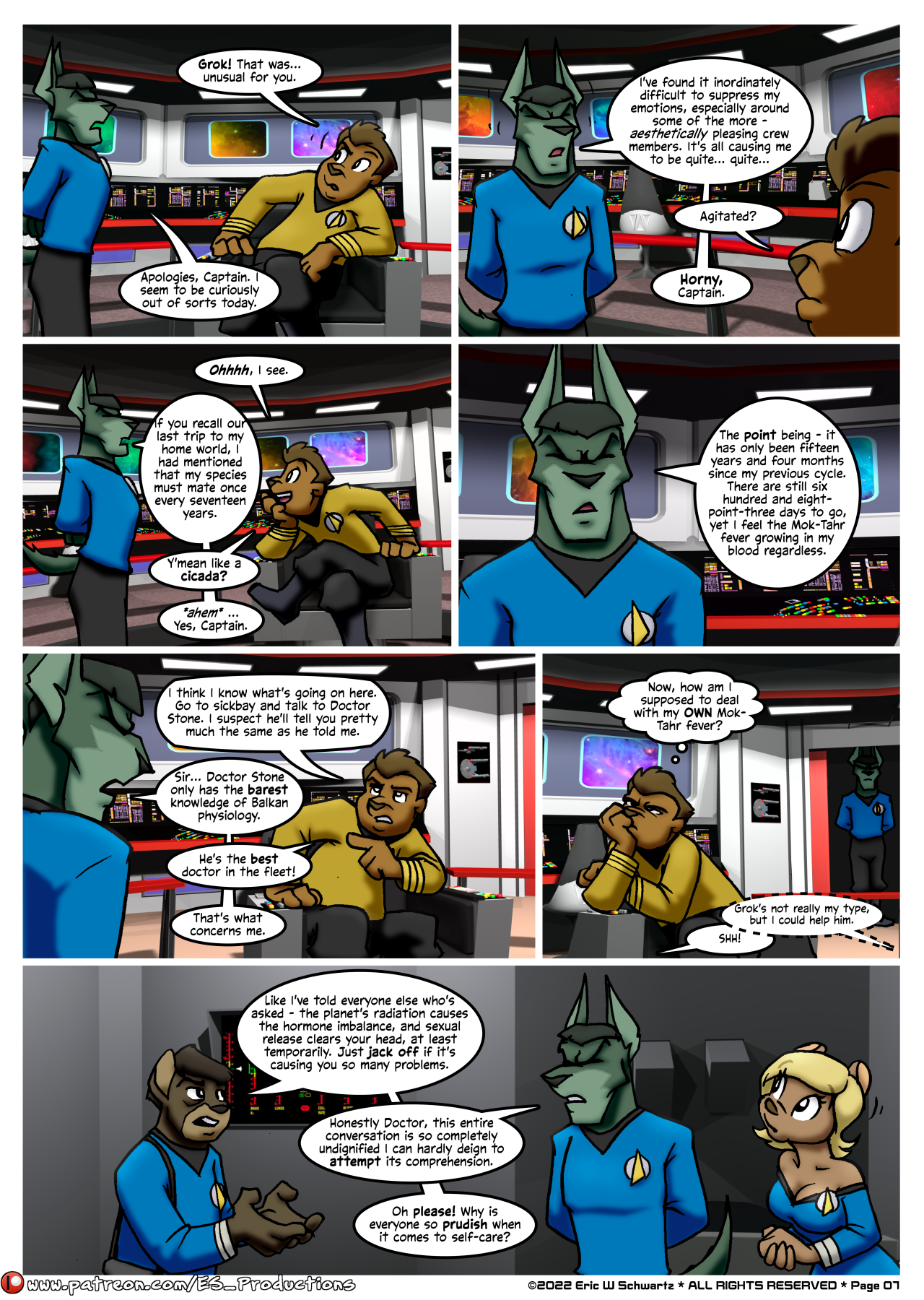 Stellar Voyages: The naked never porn comic picture 8
