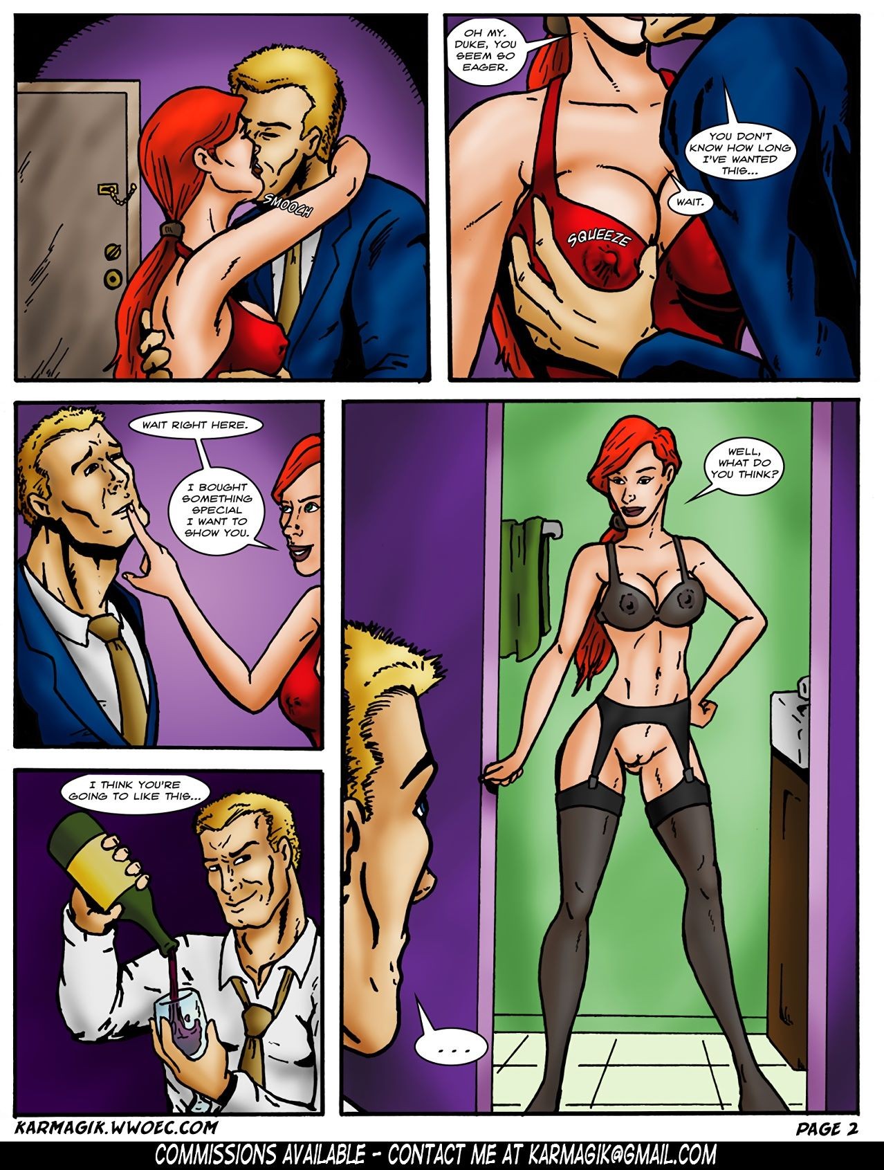 Subjugating Scarlett porn comic picture 2