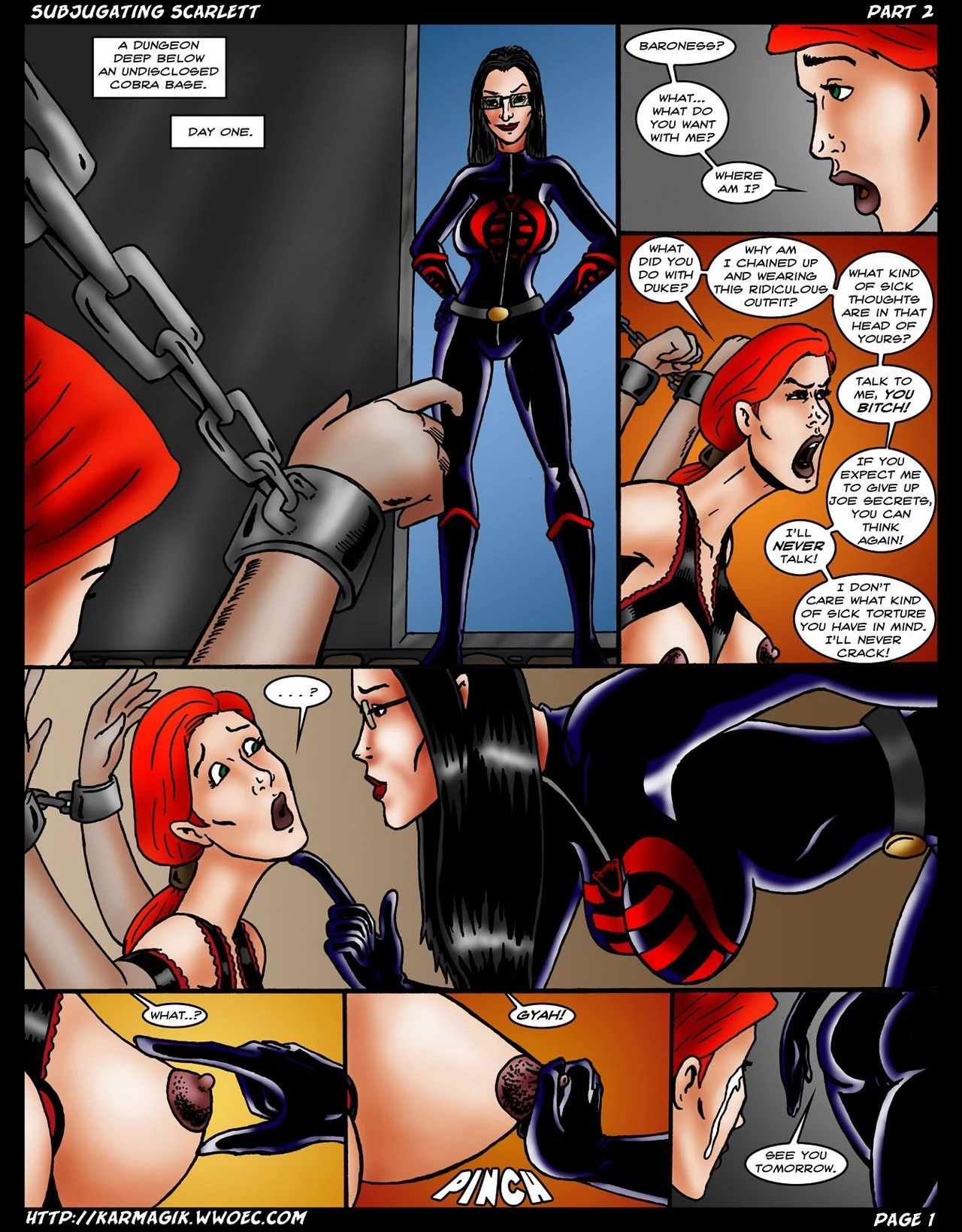Subjugating Scarlett porn comic picture 7