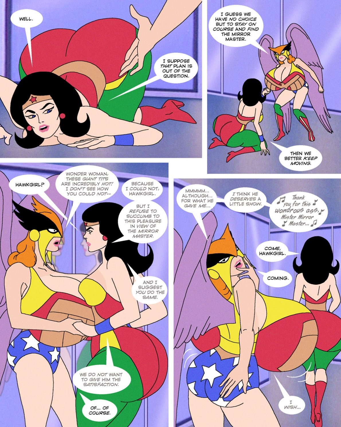 Super Friends with Benefits: Done with Mirrors porn comic picture 12