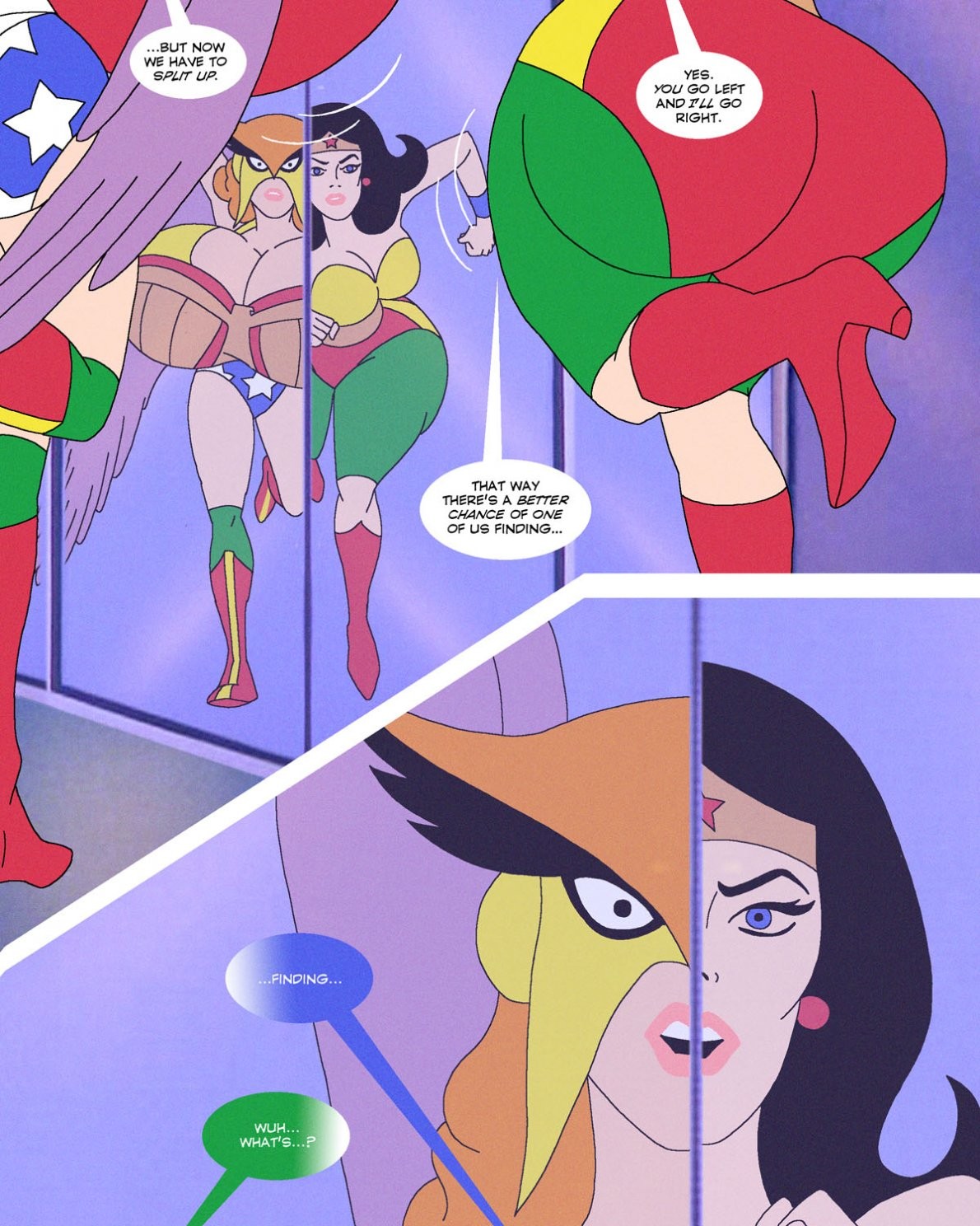 Super Friends with Benefits: Done with Mirrors porn comic picture 14