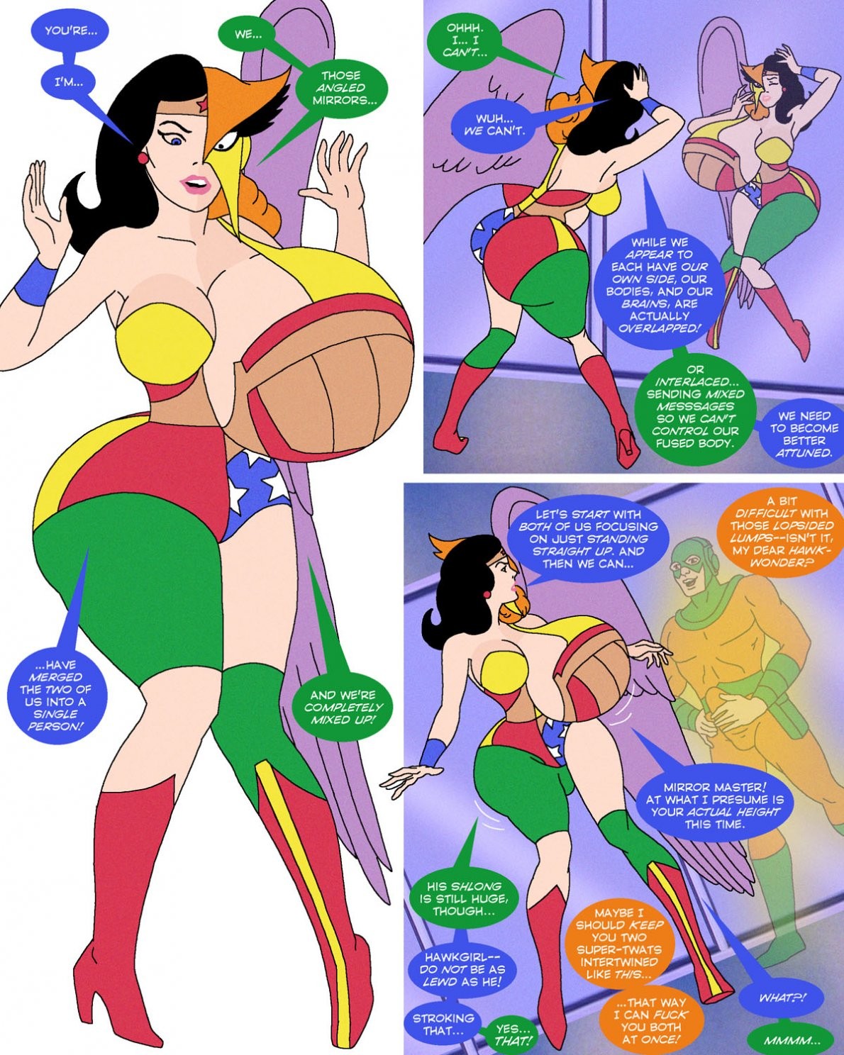 Super Friends with Benefits: Done with Mirrors porn comic picture 15