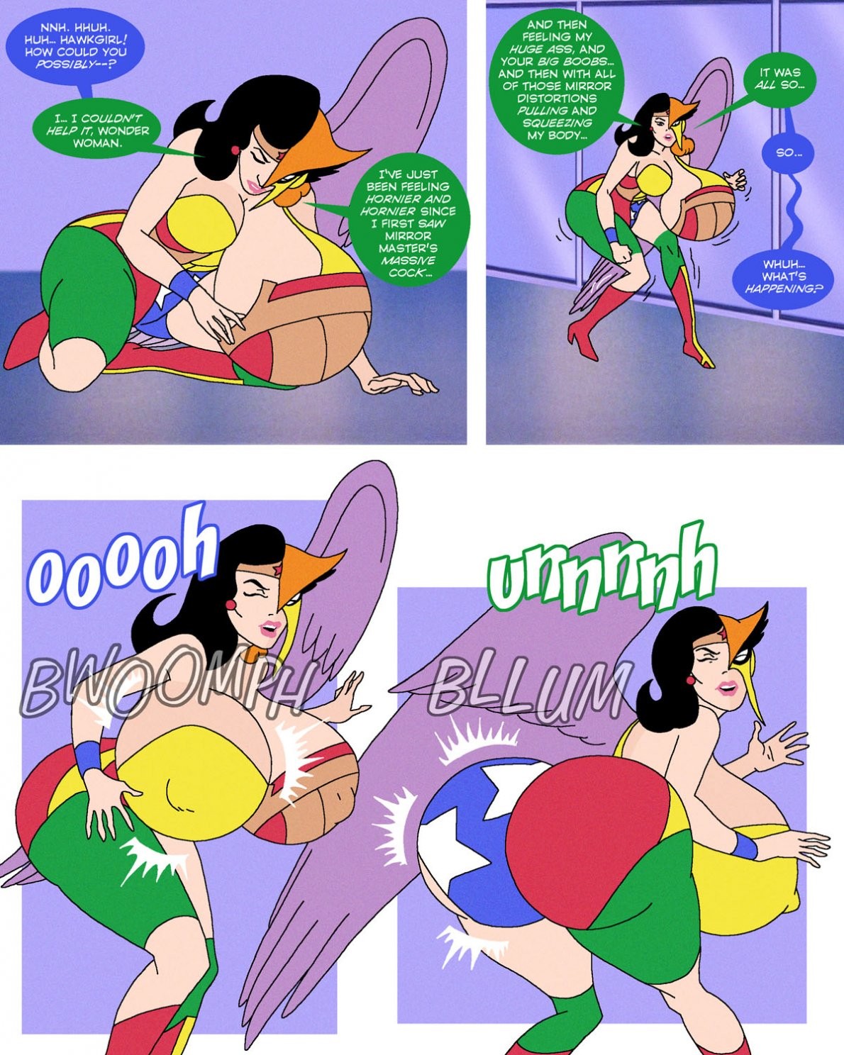 Super Friends with Benefits: Done with Mirrors porn comic picture 17