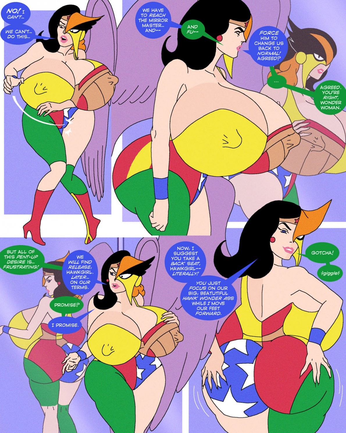 Super Friends with Benefits: Done with Mirrors porn comic picture 19