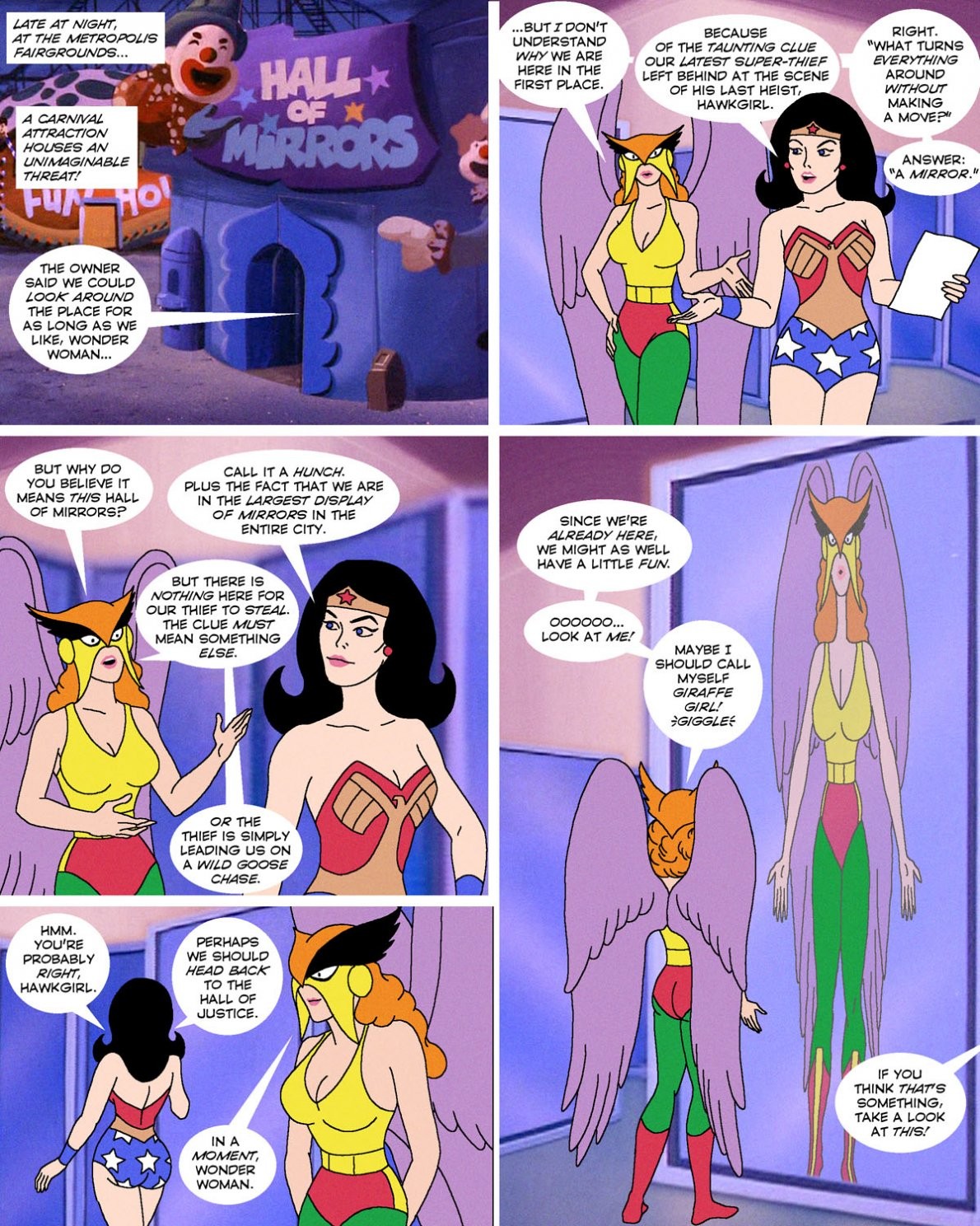 Super Friends with Benefits: Done with Mirrors porn comic picture 2
