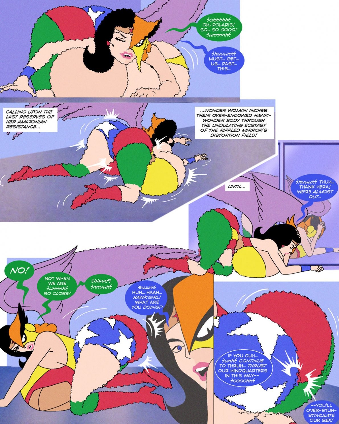 Super Friends with Benefits: Done with Mirrors porn comic picture 22