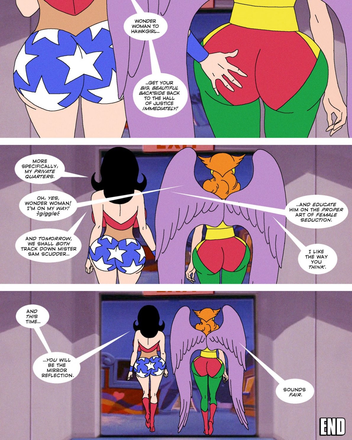 Super Friends with Benefits: Done with Mirrors porn comic picture 40