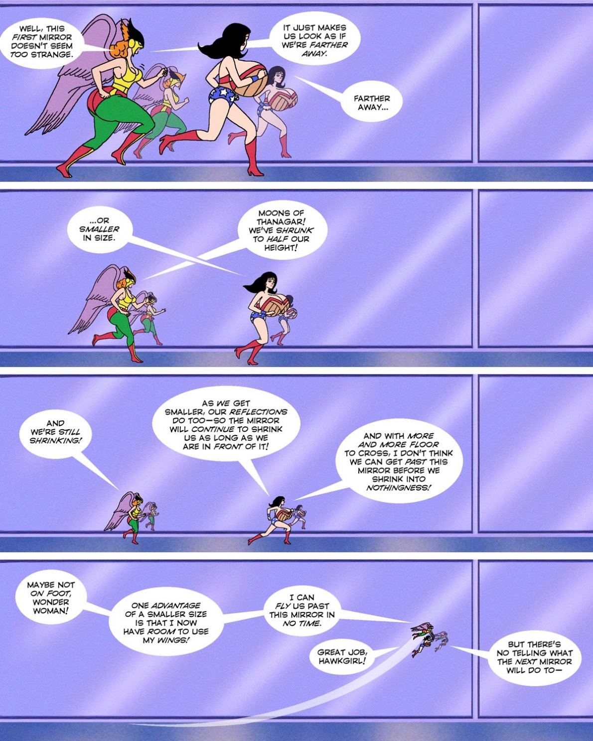 Super Friends with Benefits: Done with Mirrors porn comic picture 6