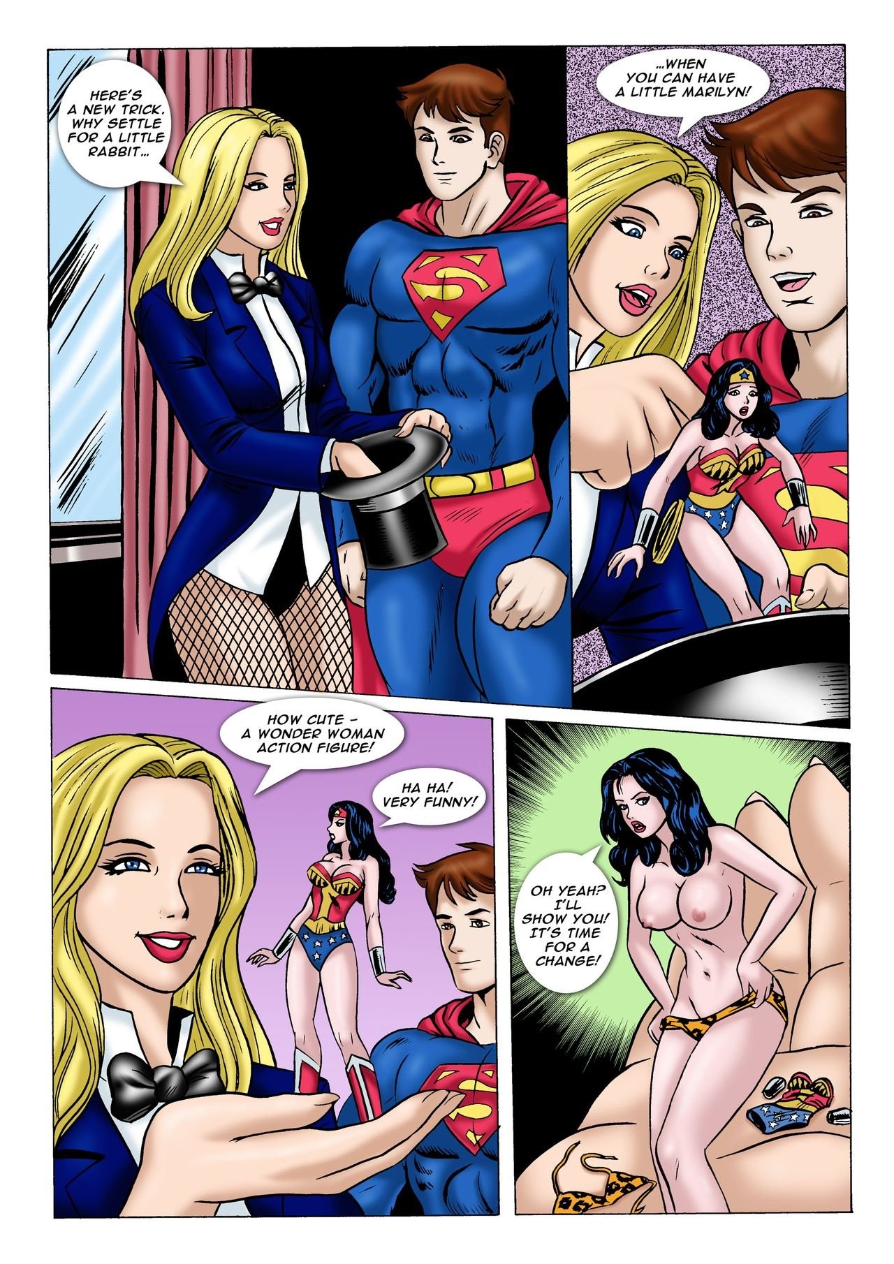 Super Hero Party porn comic picture 12