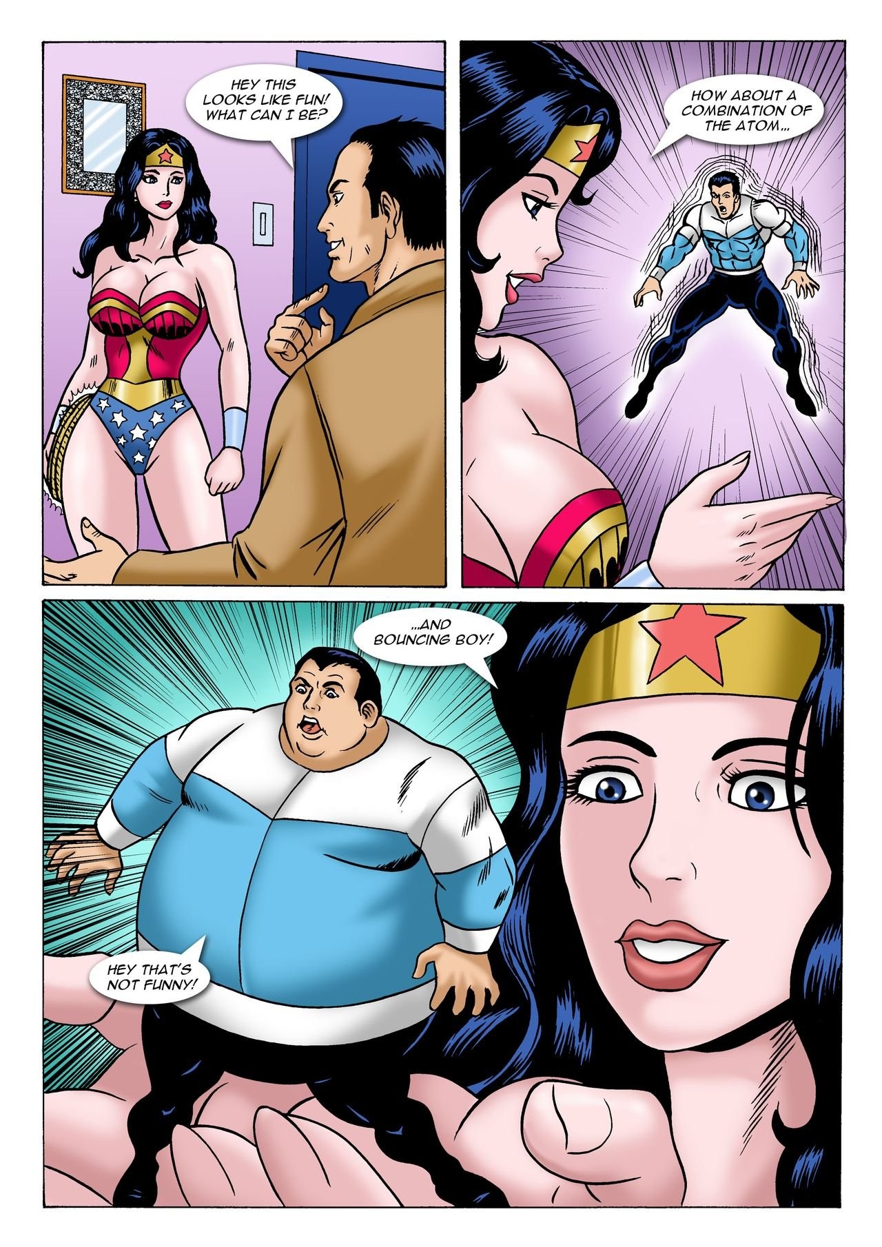 Super Hero Party porn comic picture 5