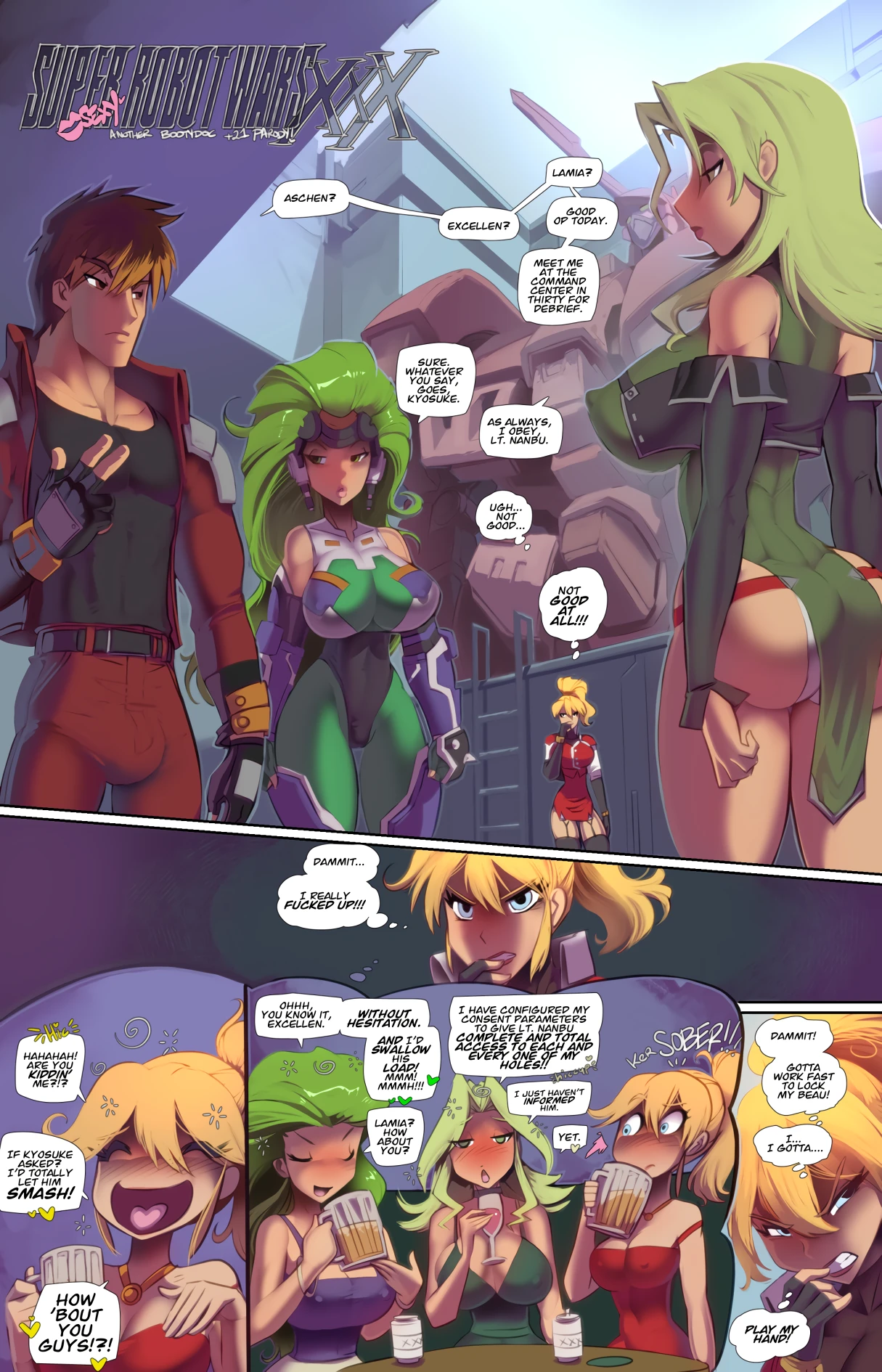 Super (Sexy) Robot Wars XXX porn comic picture 1
