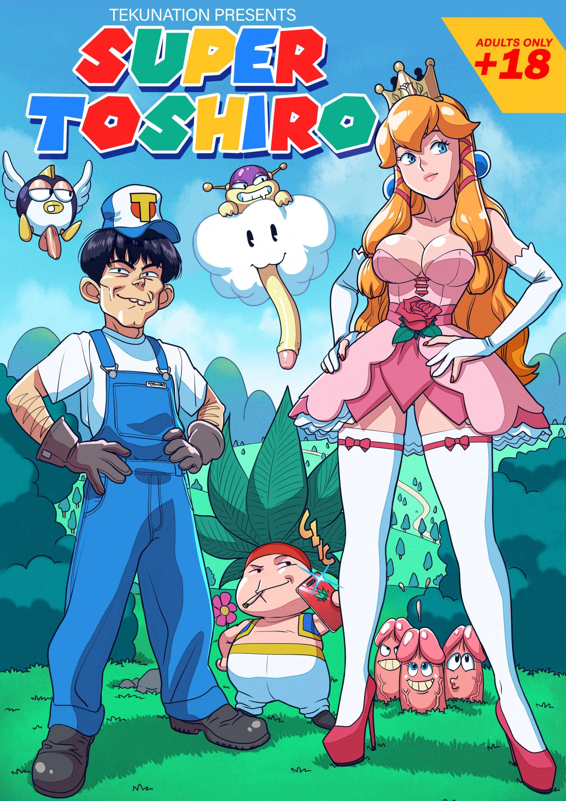 Super Toshiro Bro. porn comic picture 1