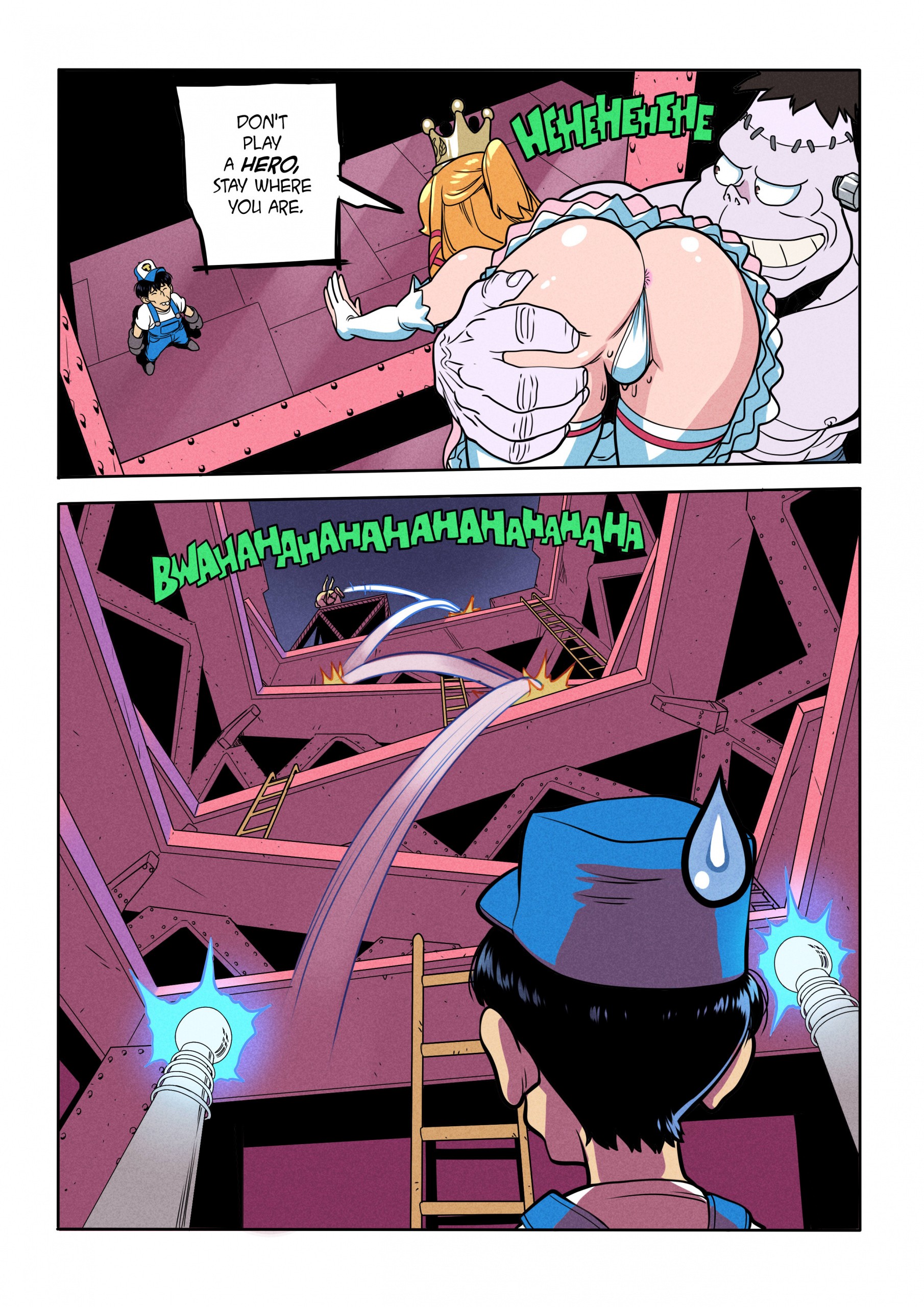 Super Toshiro Bro. porn comic picture 4