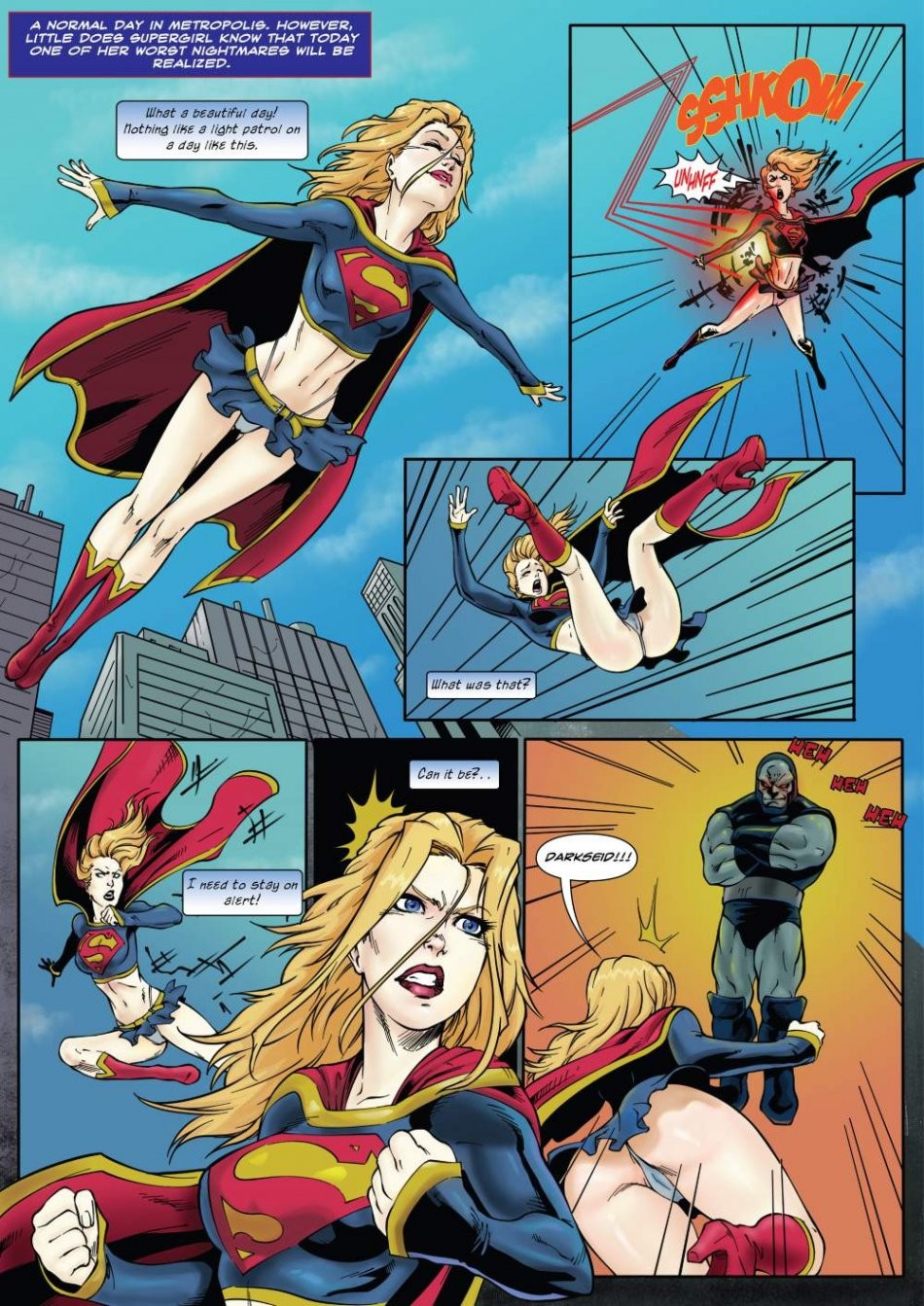 Supergirls Last Stand porn comic picture 1
