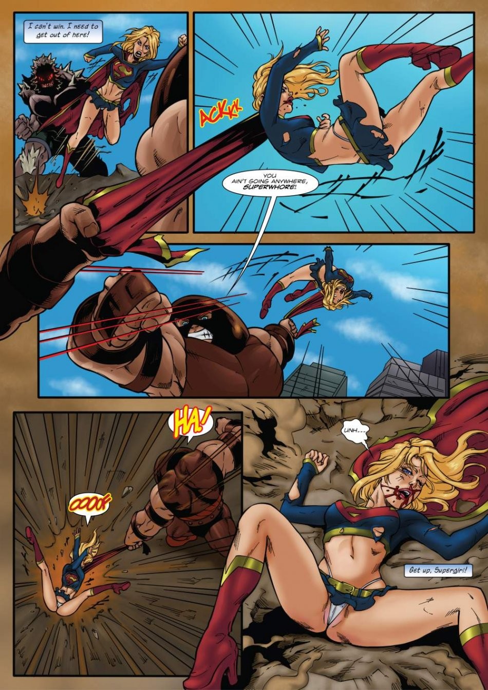 Supergirls Last Stand porn comic picture 4