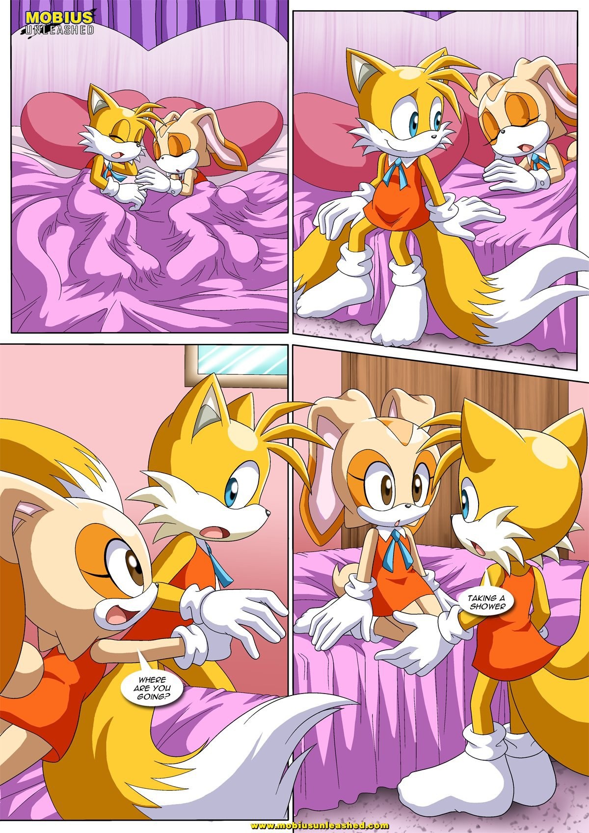 Tails and Cream 2 porn comic picture 2