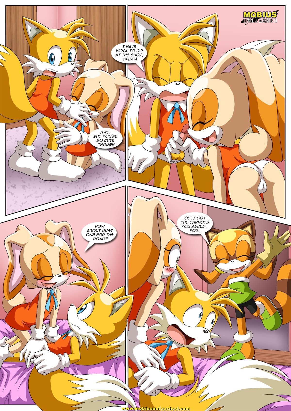 Tails and Cream 2 porn comic picture 3
