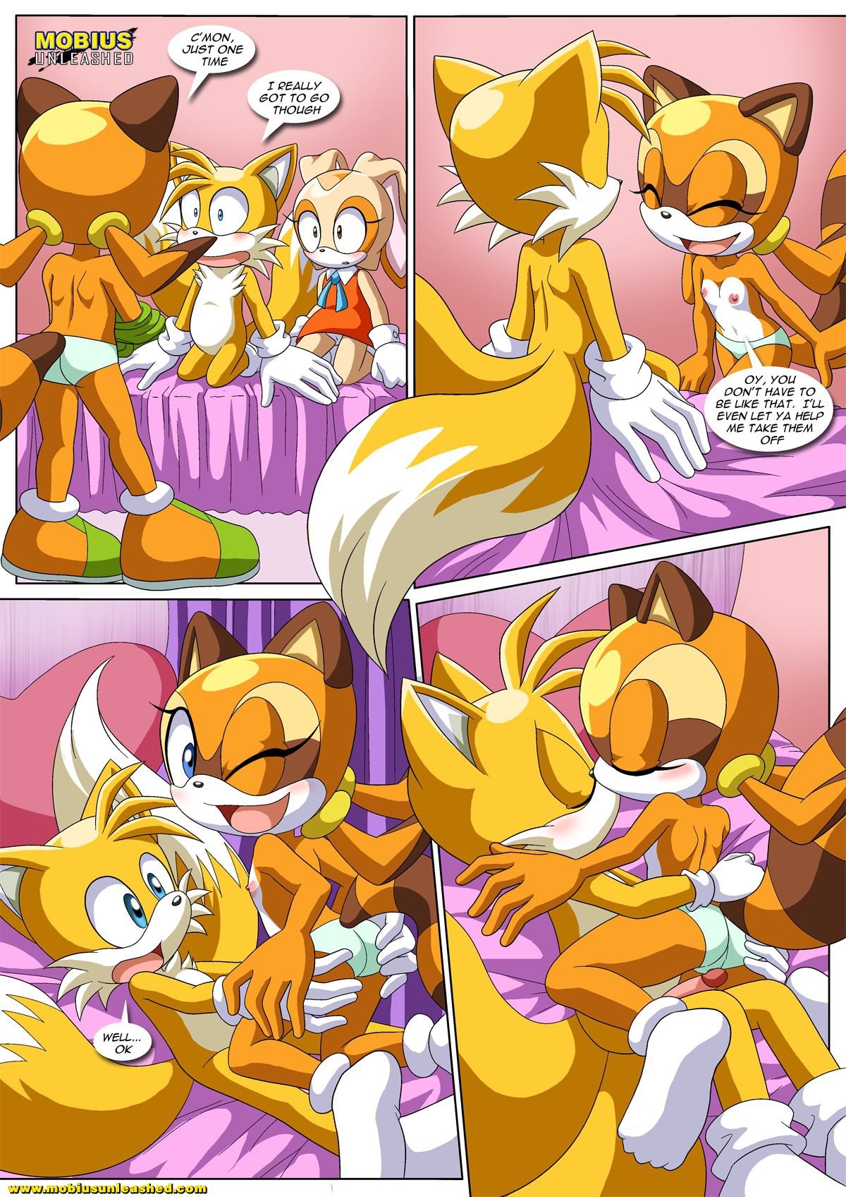 Tails and Cream 2 porn comic picture 5