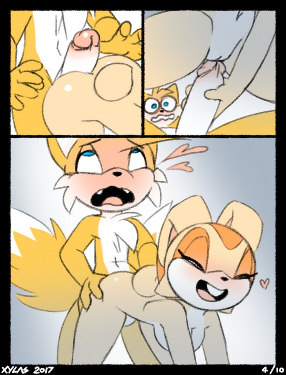 Tails And Cream porn comic picture 4